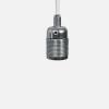 Frama – E27 Pendant – white cord/steel