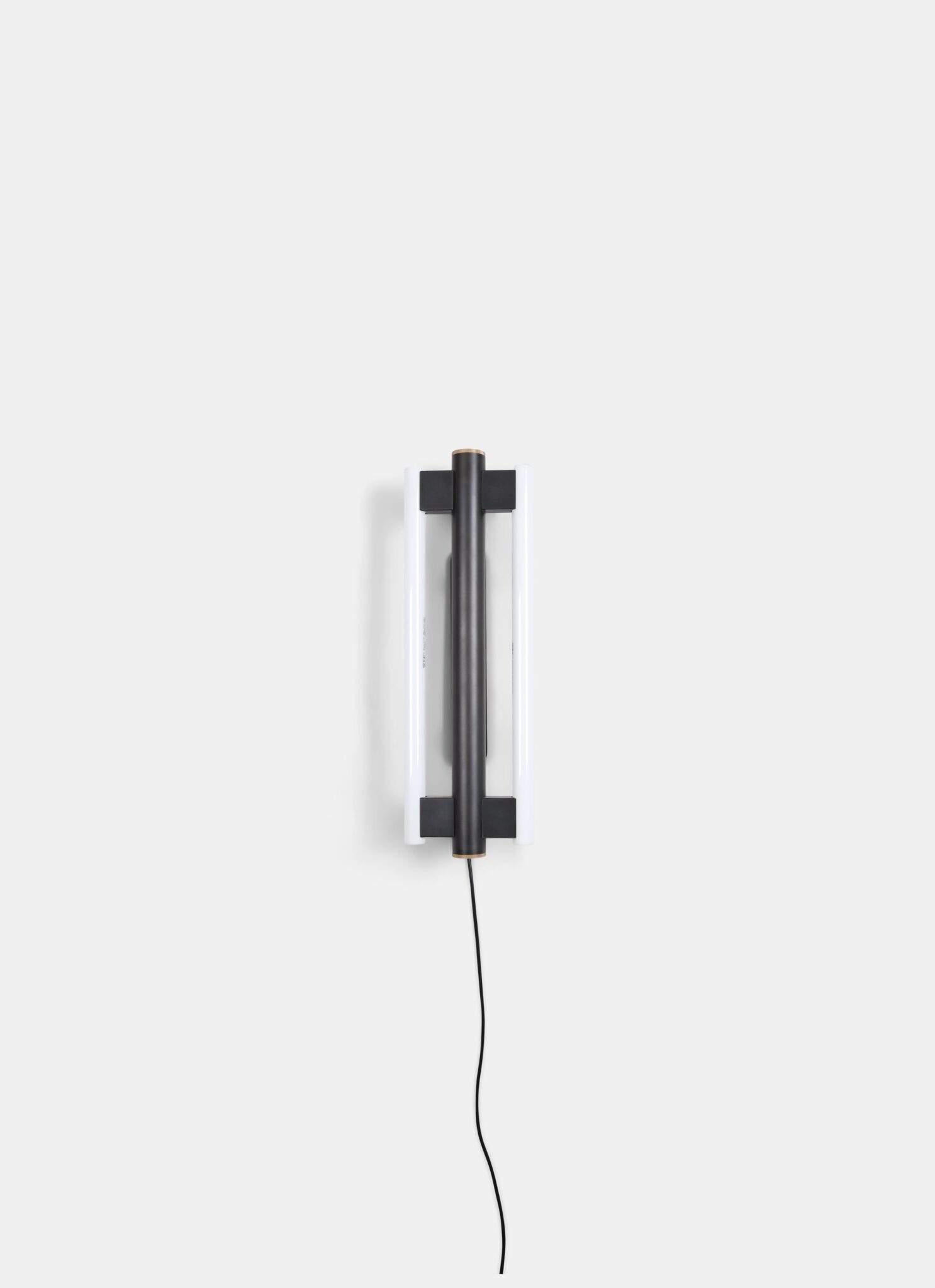 Features – Easy to mount with two screws (not included) – EU plug – Eiffel can be dimmed using the brass end piece of the lamp – Bulbs are included (6 W LED) Materials / Dimensions – Waxed raw steel, plated brass dimmer, black silicon wire – H 53,5 / W 12,5 / D 10,8 cm Design – Krøyer Sætter Lassen, 2015 – Permanent Collection