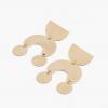 Modern Weaving - Moondancer Statement Earrings - Brass High Polish