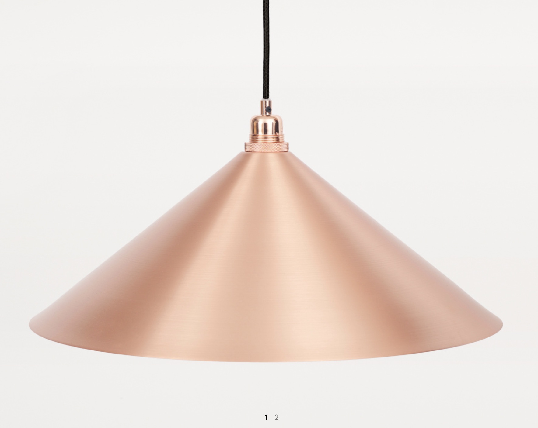 copper cone shade