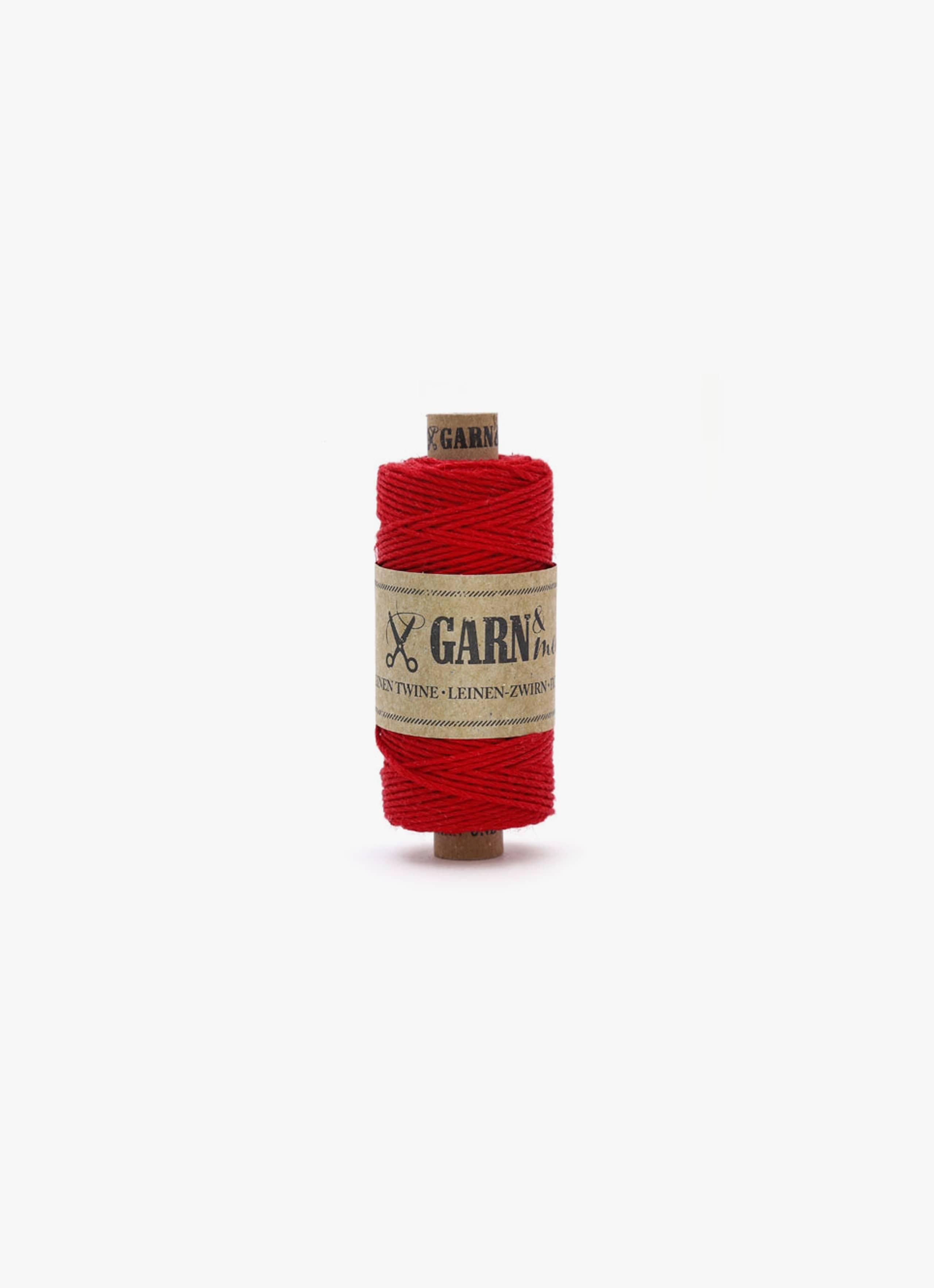 Linen Twine - Red