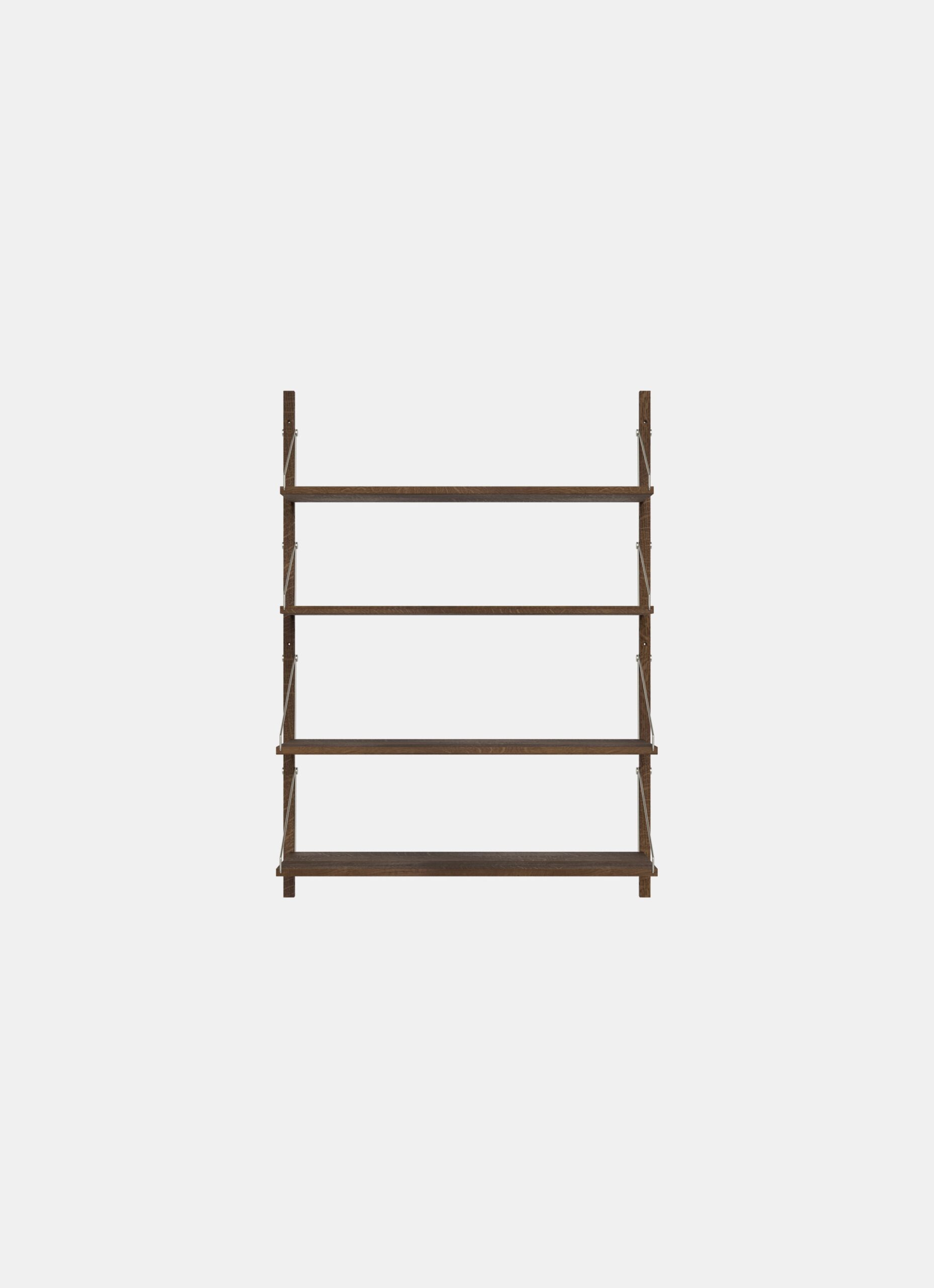 Frama - Shelf Library - Single Section - Dark Oak - H1148 - W80
