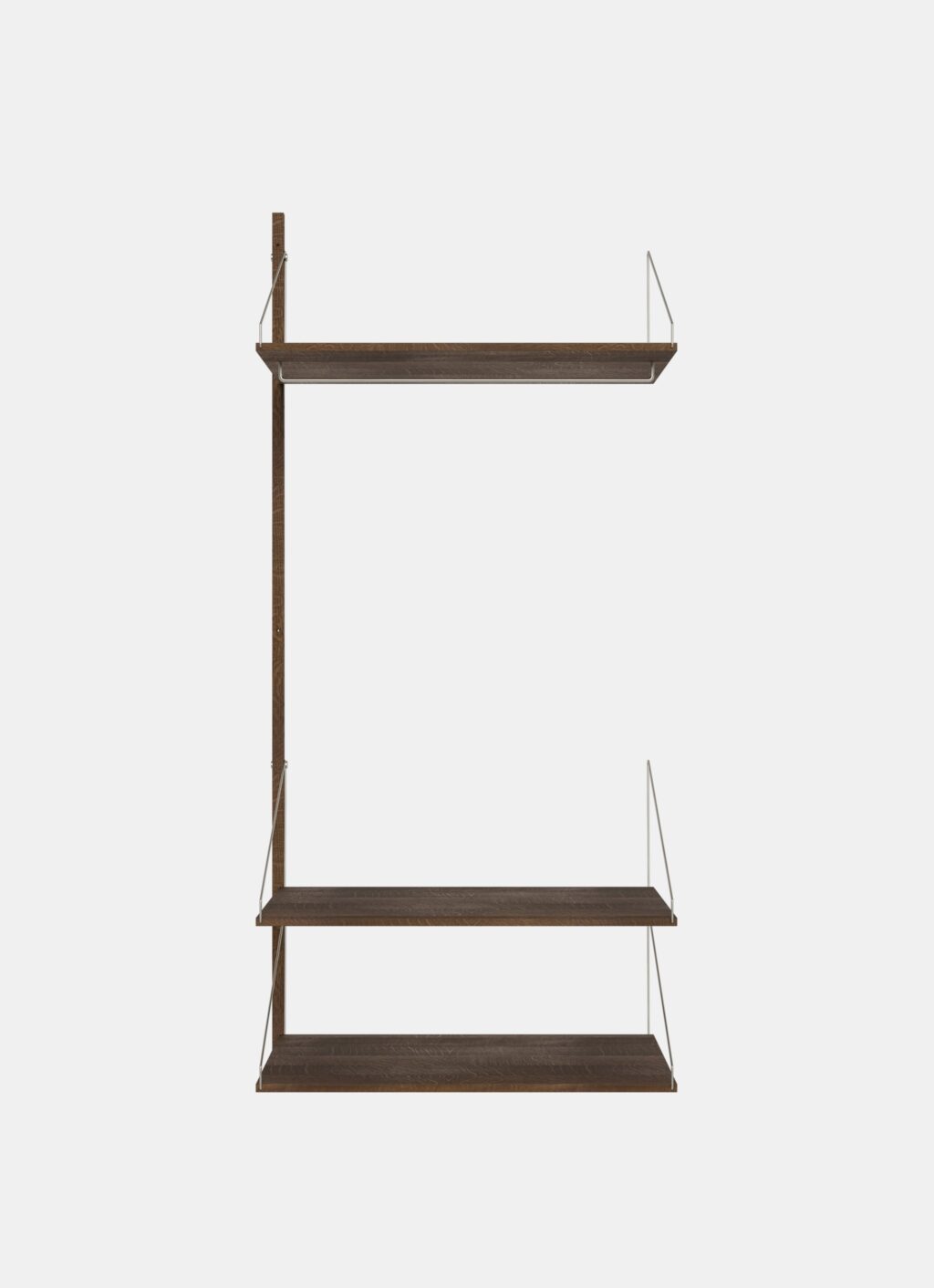 Frama - Shelf Library - Add-on Section - Hanger Section - Dark Oak - H1852 - W80