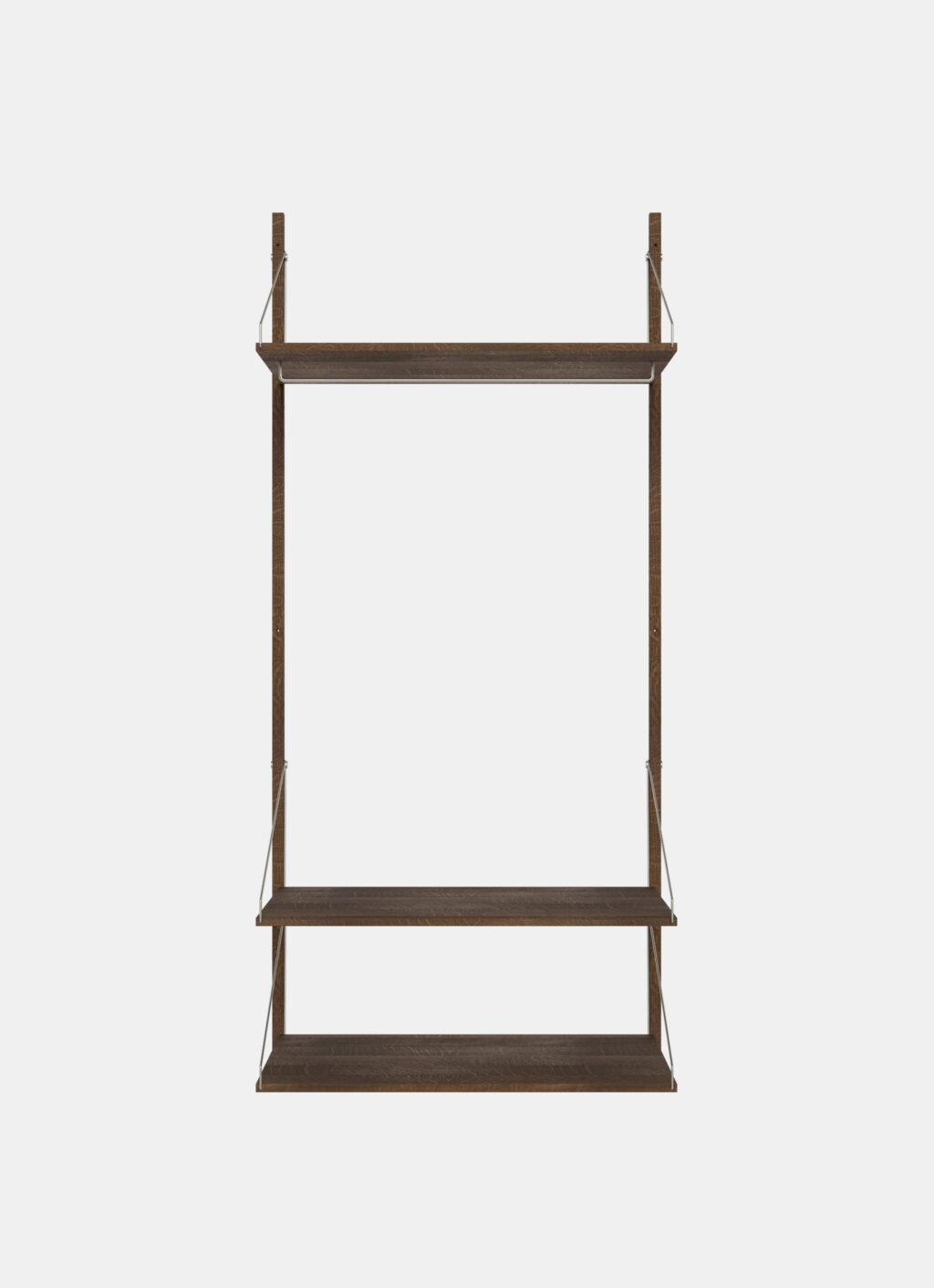 Frama - Shelf Library - Hanger Section - Dark Oak - H1852 - W80