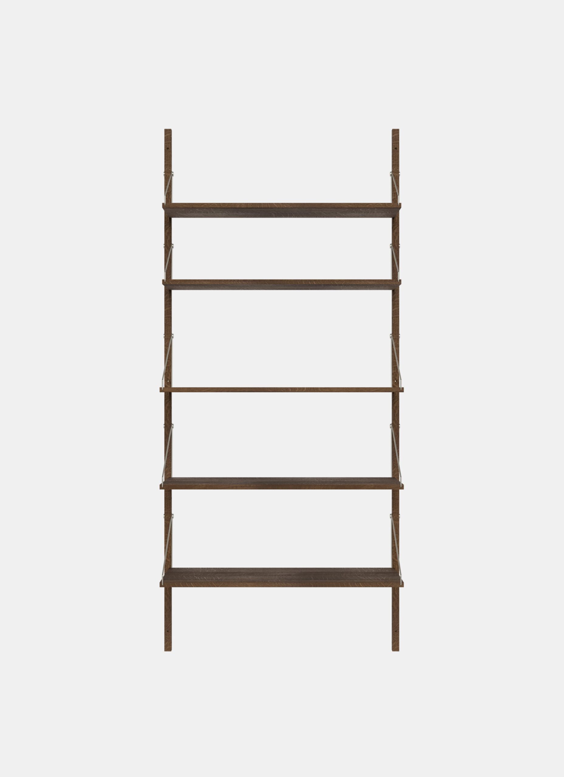 Frama - Shelf Library - Single Section - Dark Oak - H1852 - W80