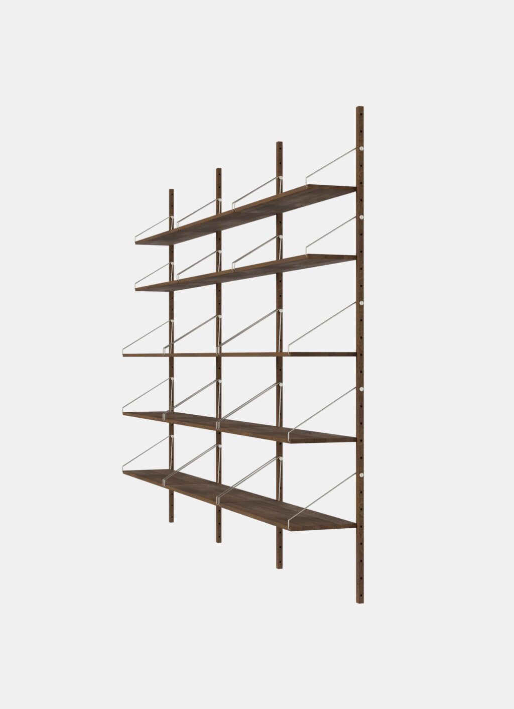 Frama - Shelf Library - Triple Section - Dark Oak - H1852 - W80