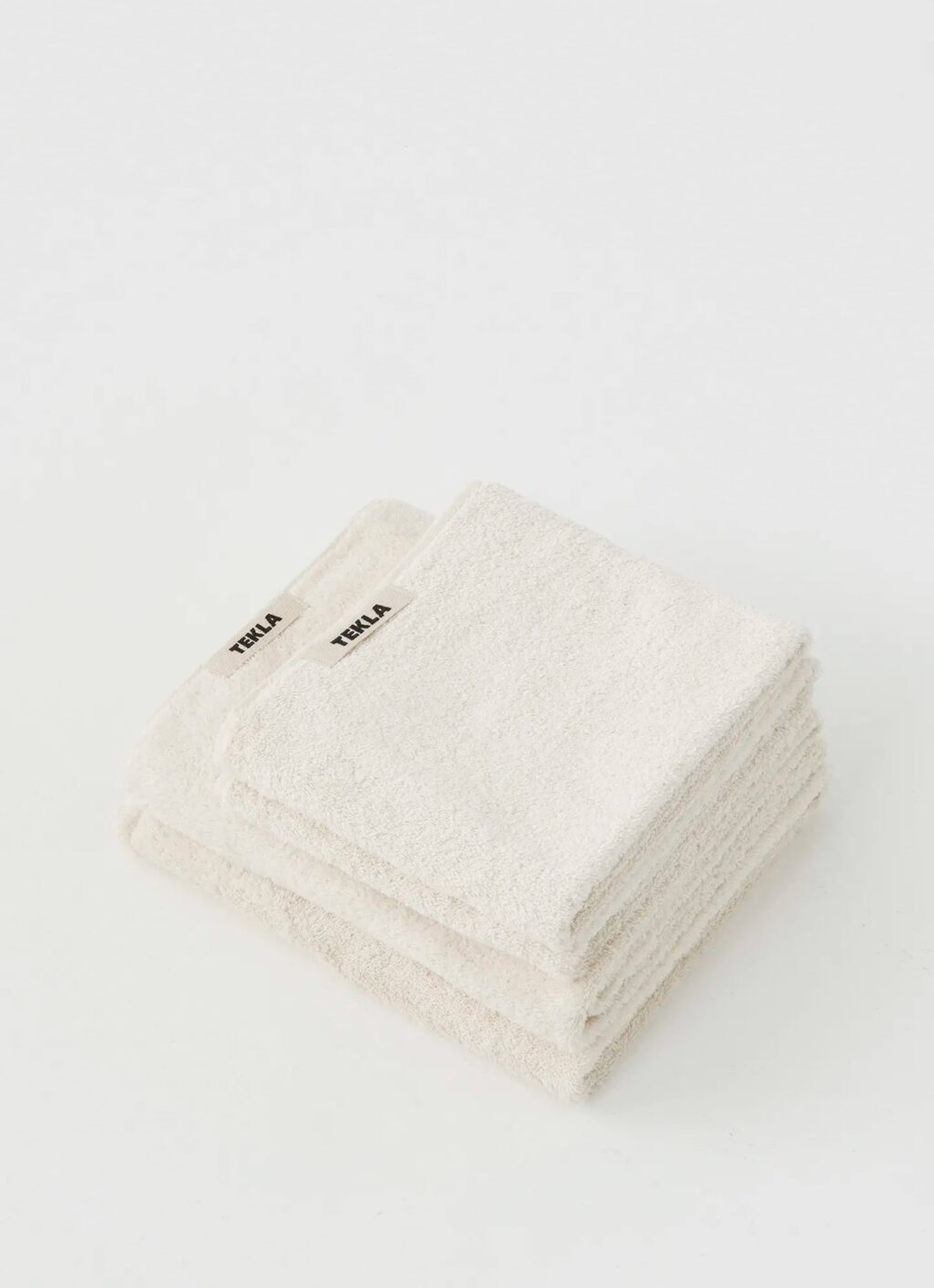Tekla - Organic Terry Towel - Hand Towel - Ivory - 50x80cm