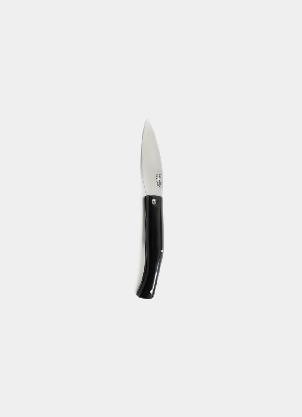 Pallares Solsona - Pocket Knife - Black Buffalo Handle - Carbon Steel