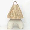 Marta Bonilla - Handmade Stoneware - Volta Lamp - white