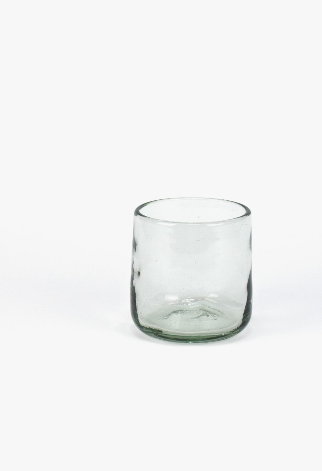 La Muerte Tiene Permiso - White Lights - Handmade Recycled Glass Tumbler