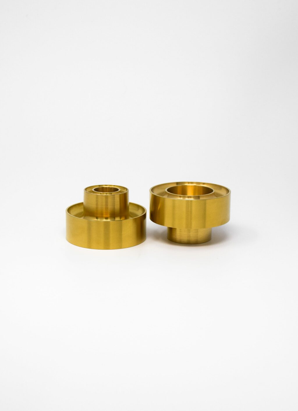 Fort Standard - Stacking Candle Holder - Set of two - Solid brass