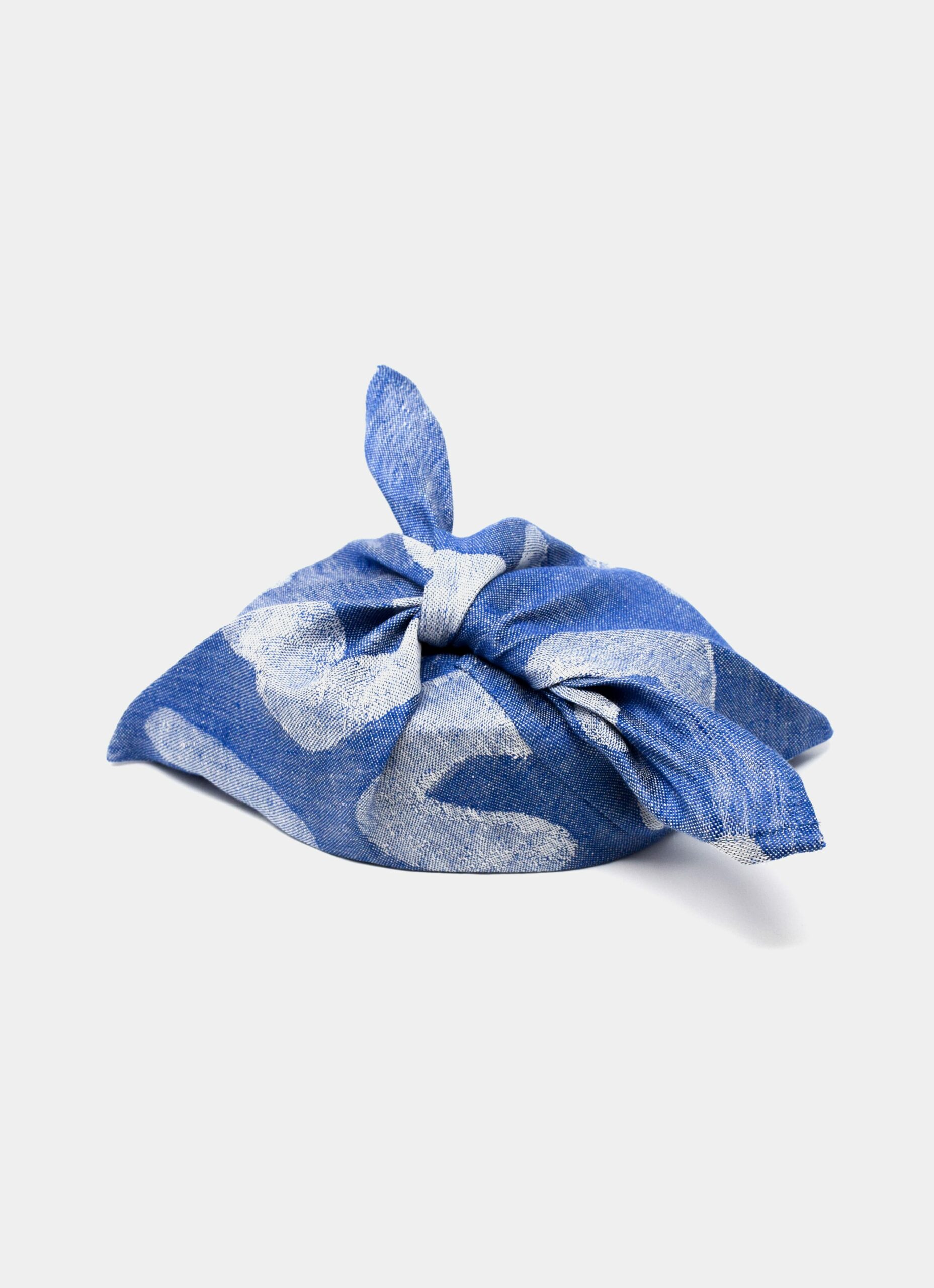 Fine Little Day - Udon - Linen Tie Bag - Blue