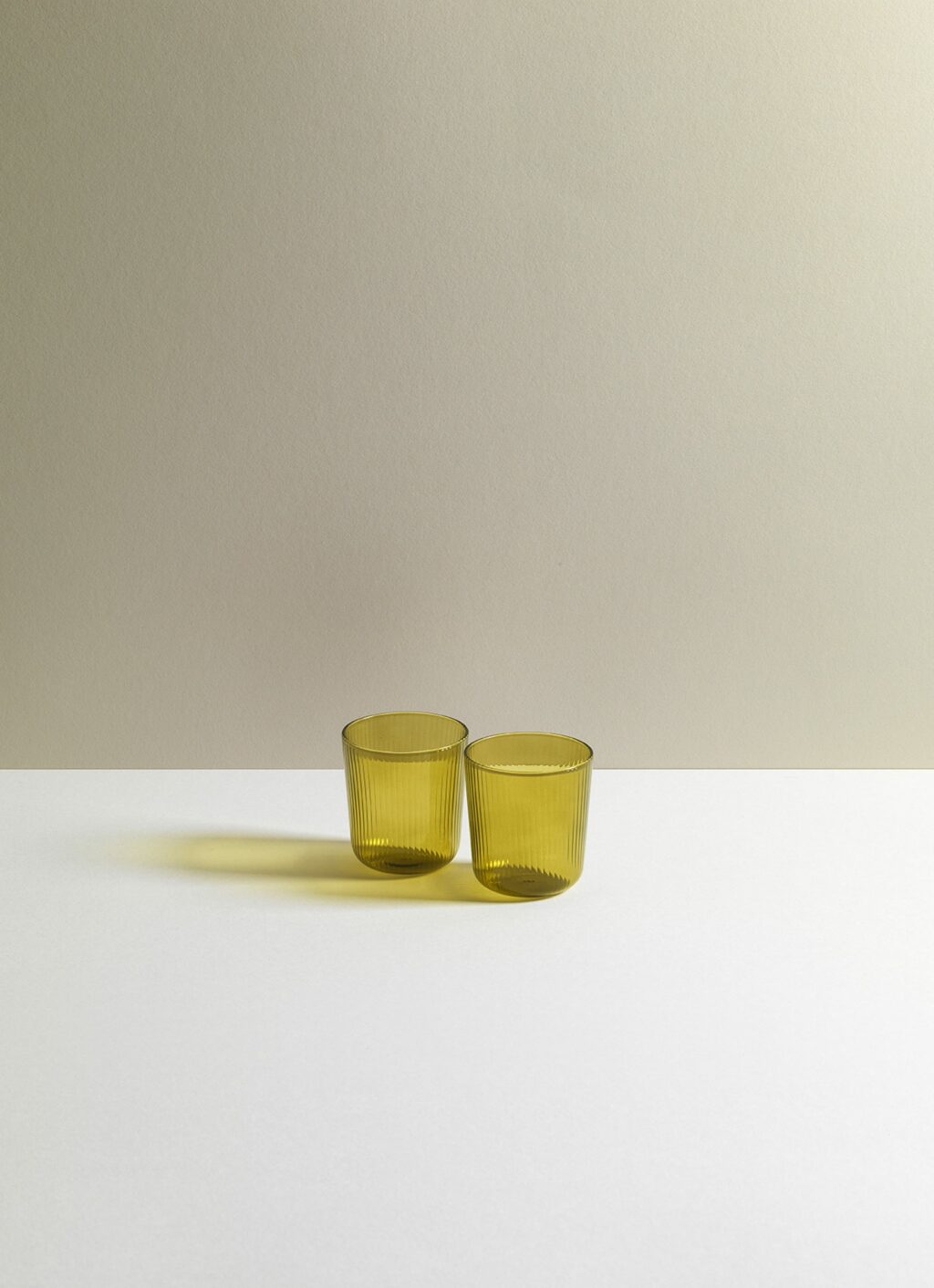 Research and Design Lab - Luisa Tinto - Vino - Set of two - Citrine green