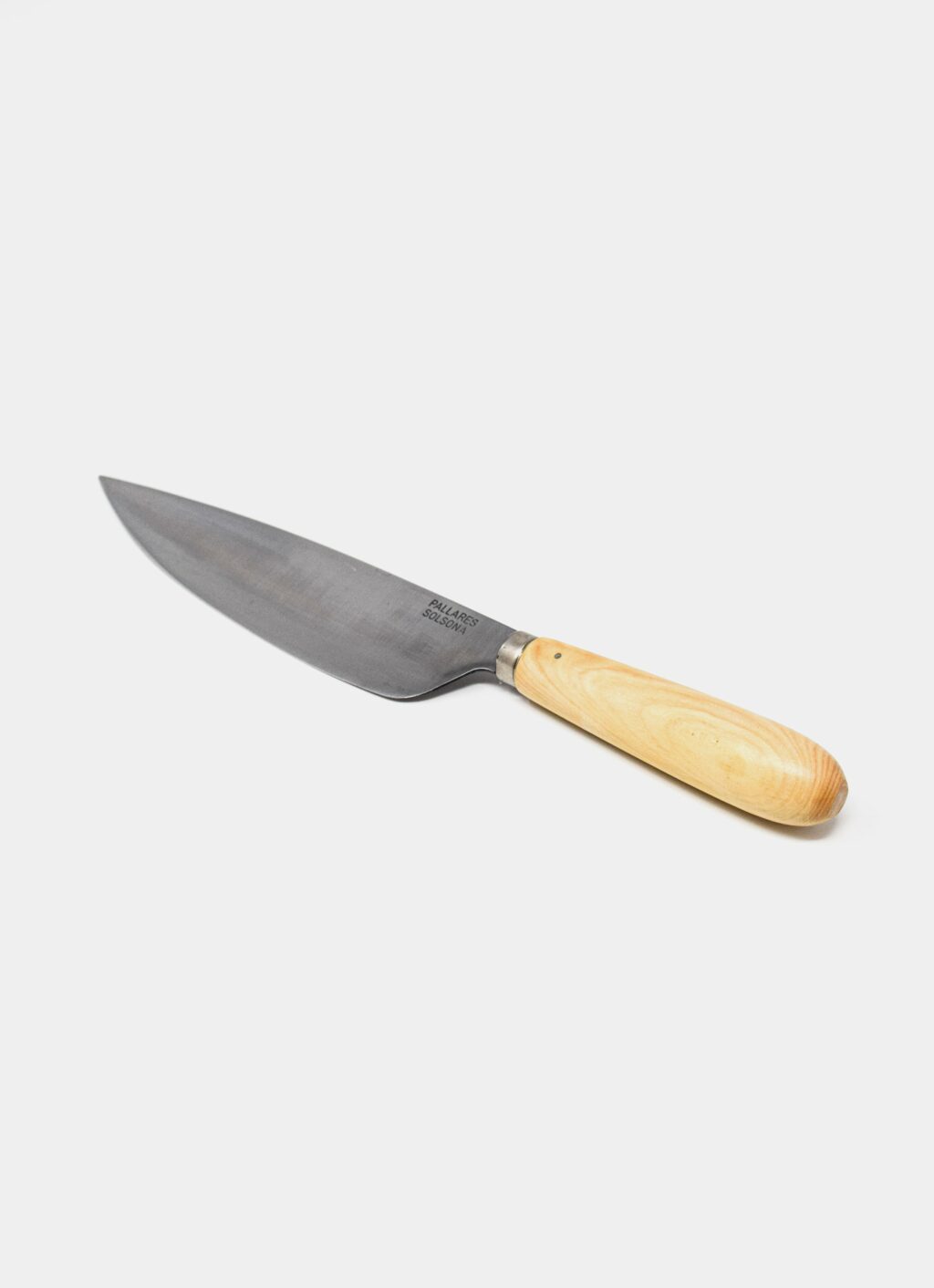 Pallares Solsona - Kitchen Knife - Boxwood Handle - 34cm - Carbon steel