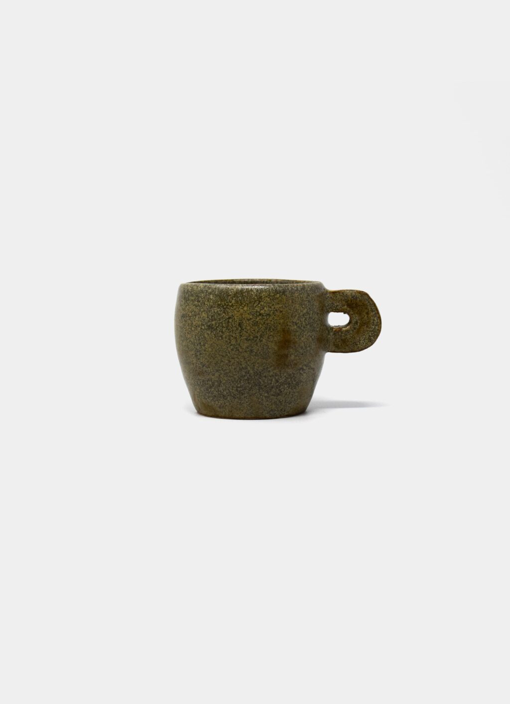 Kuza - Coffee Cup - Speckled green