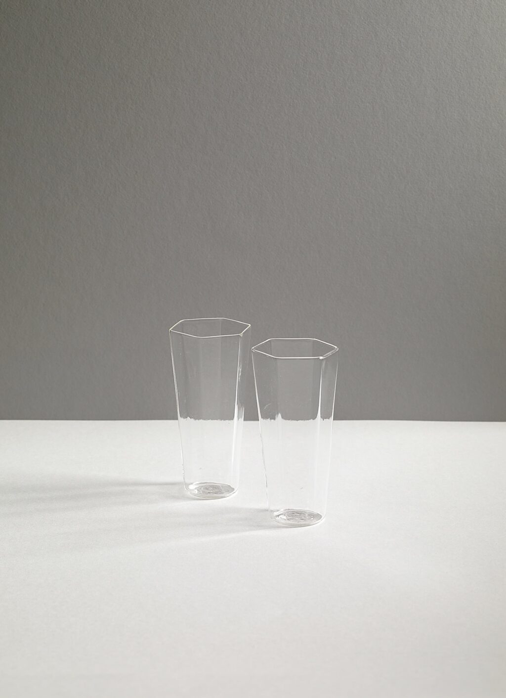 Research and Design Lab - Nini - Mouth blown glass - Clear - Set of two