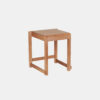 Frama - Low Stool 01 - Warm Brown Wood