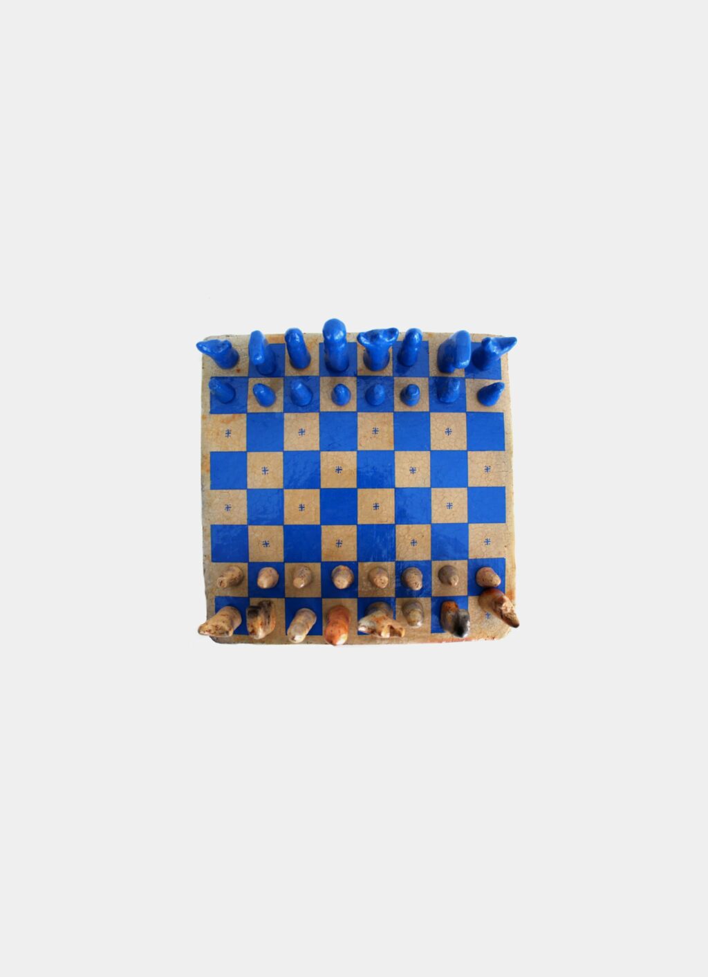 Flayou - Chich-Bich - Terracotta - Chess - Neon blue