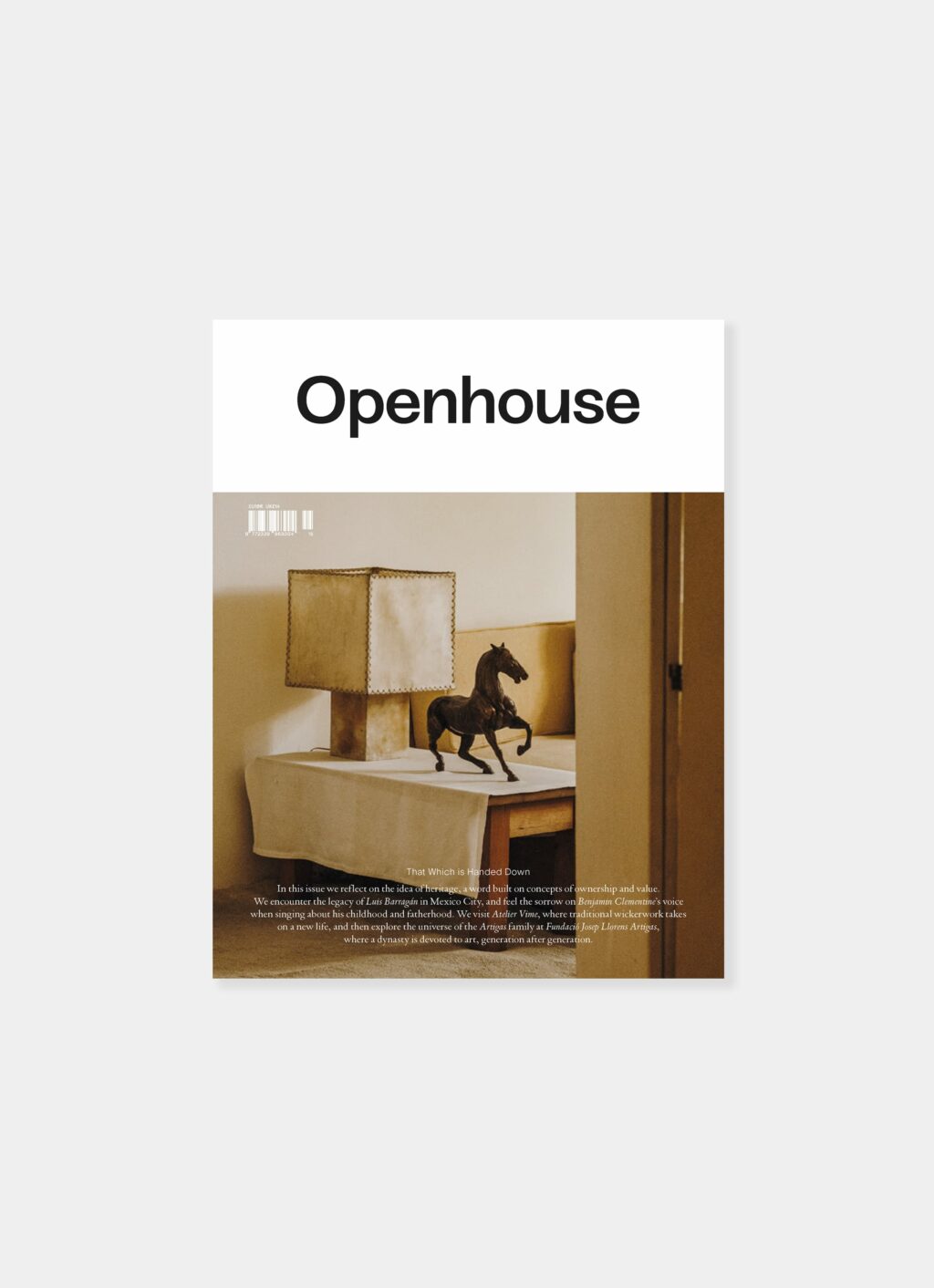 Openhouse Magazine - Issue 15 - That Which is Handed Down