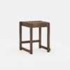 Frama - Low Stool 01 - Dark Wood