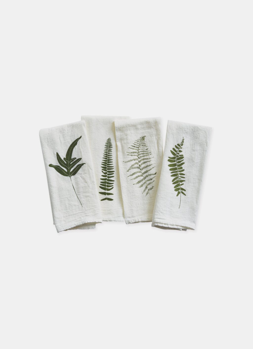 June and December - Set of 4 Cotton Napkins - Wild Fern - 38 x 50cm