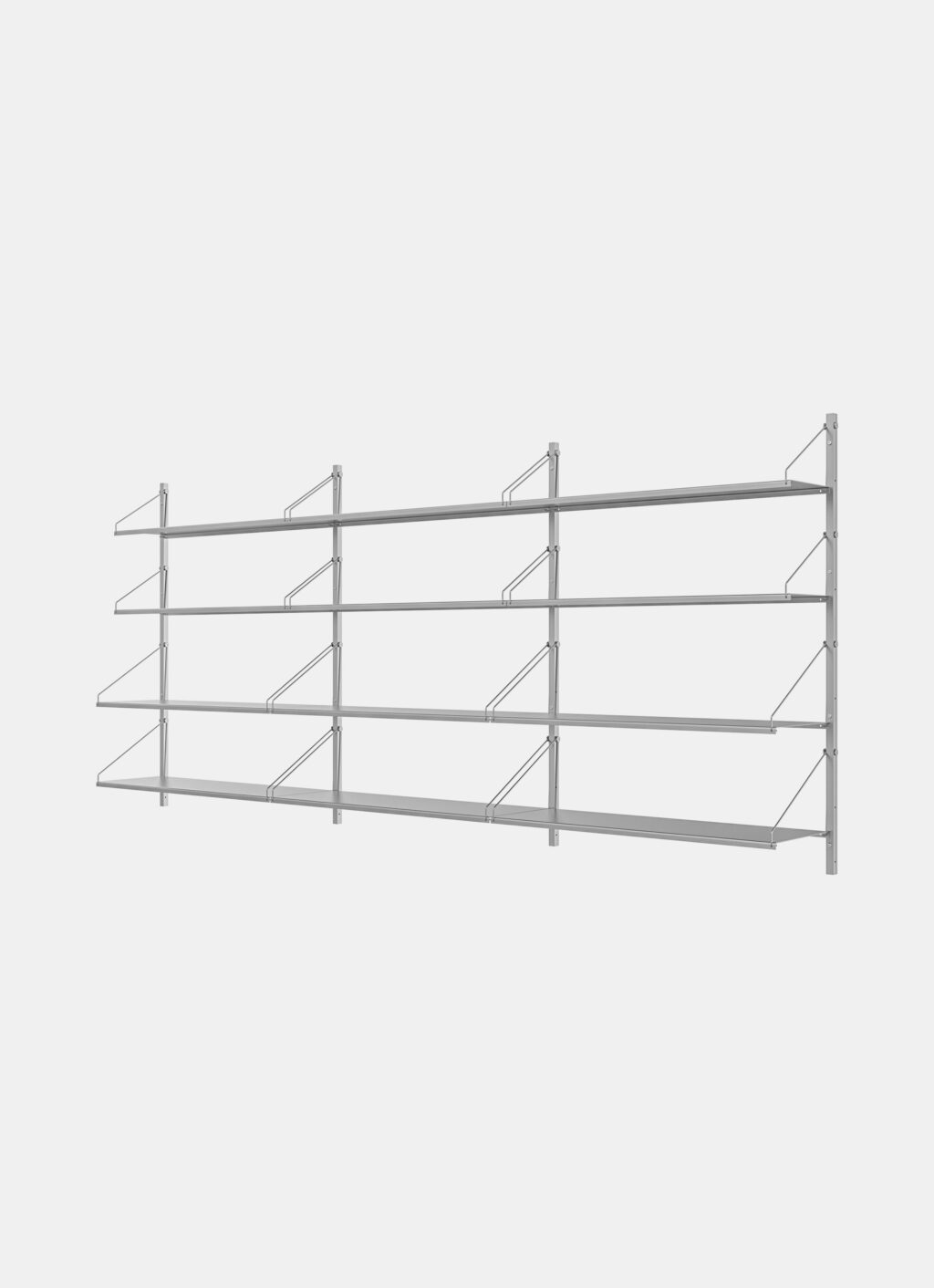 Frama - Shelf Library - Stainless Steel - H1084 - Triple Section