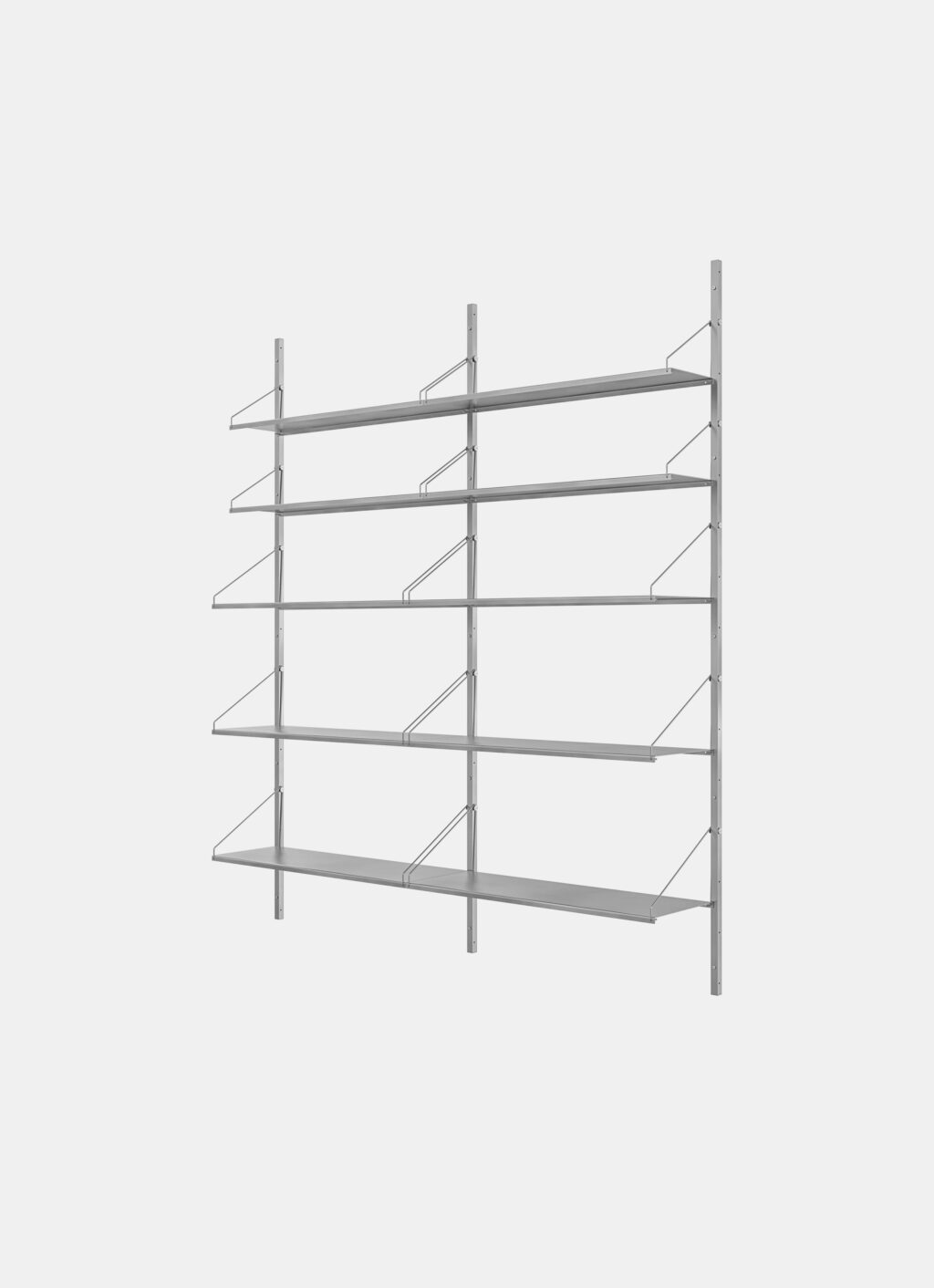 Frama - Shelf Library - Stainless Steel - H1852 - Double Section