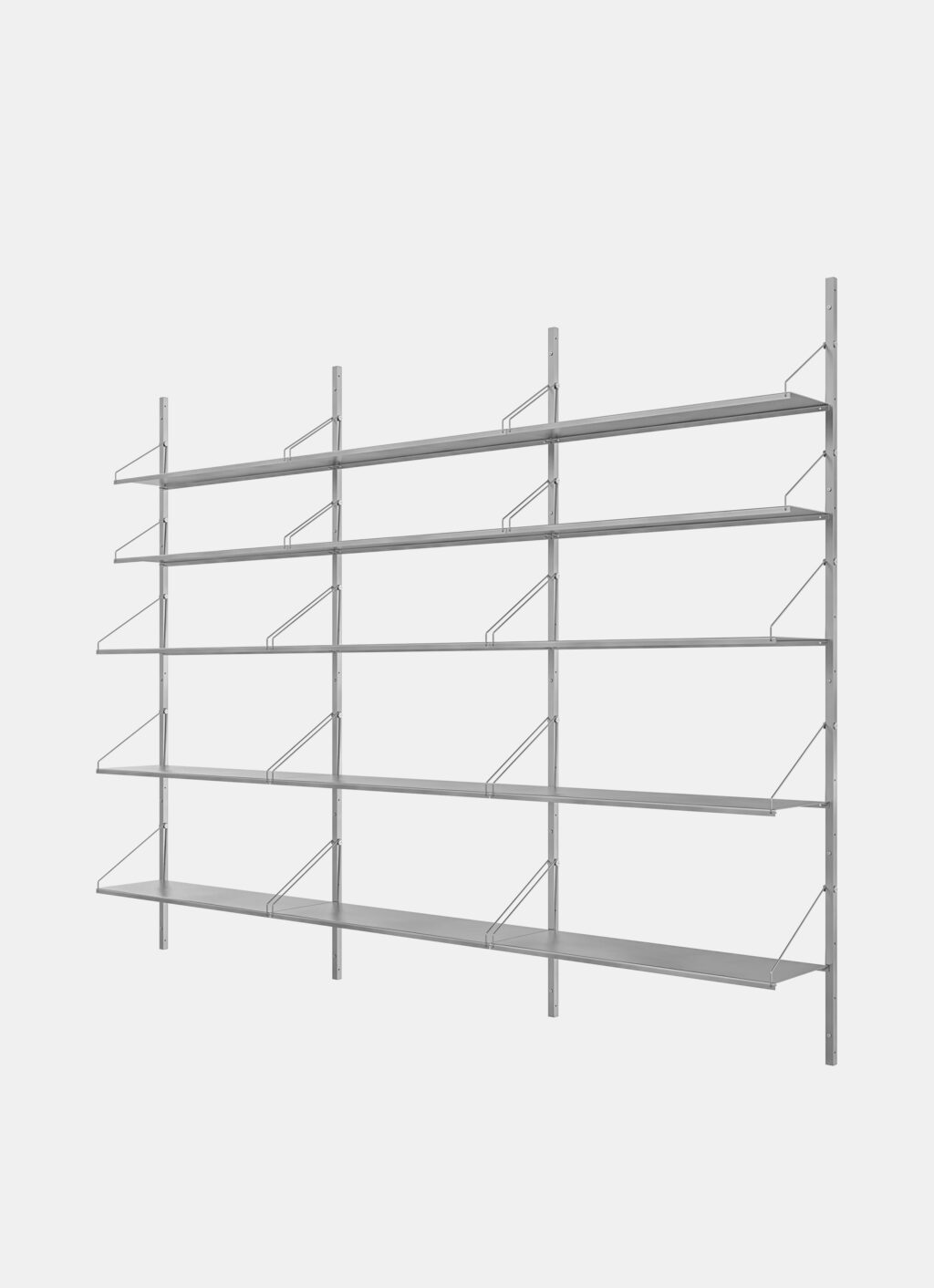 Frama - Shelf Library - Stainless Steel - H1852 - Triple Section