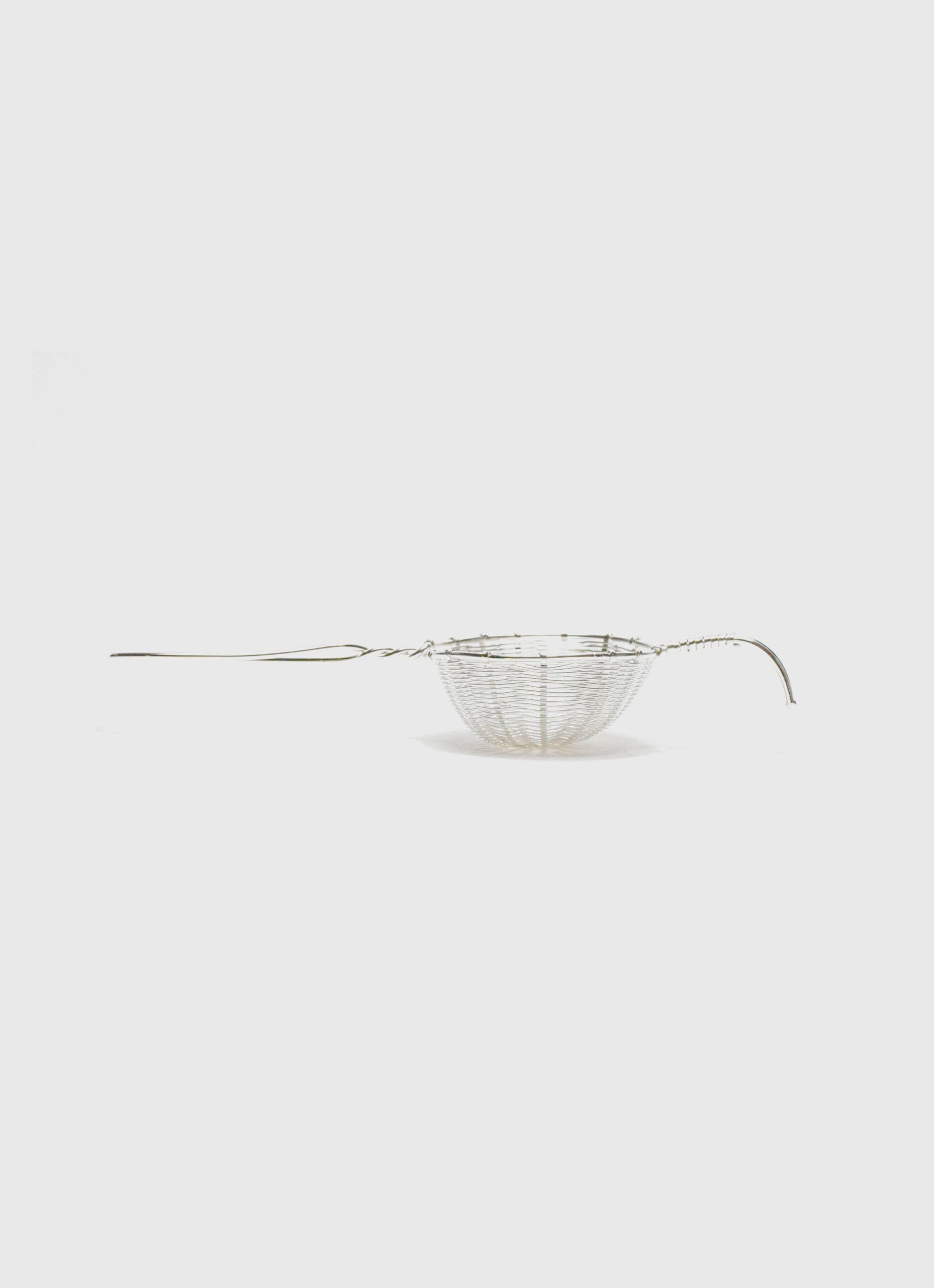Bellocq - Tea Strainer - Petite Basket - Silver Plated Brass