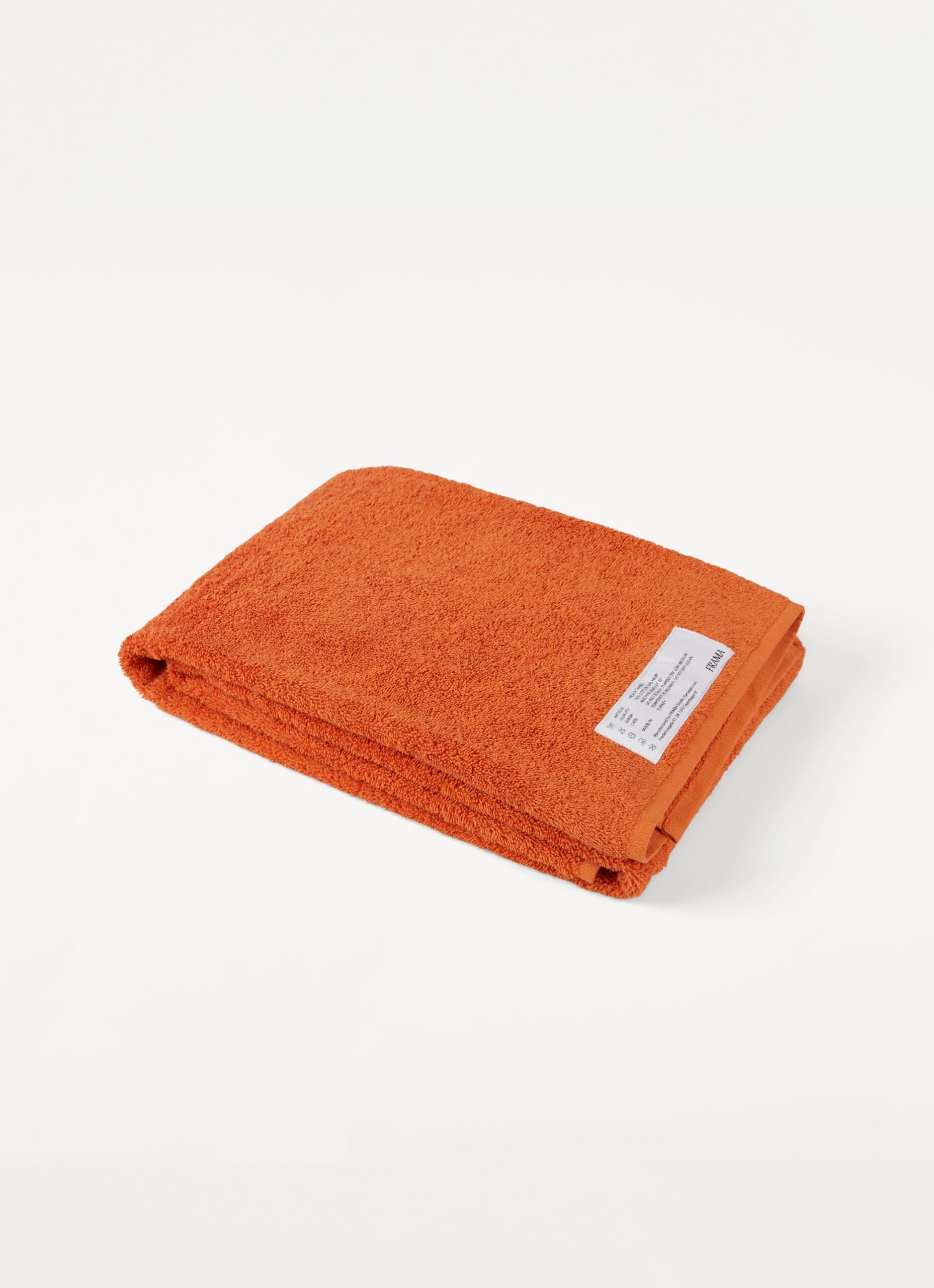 Frama - Heavy Towel - Burnt Orange - Bath Towel