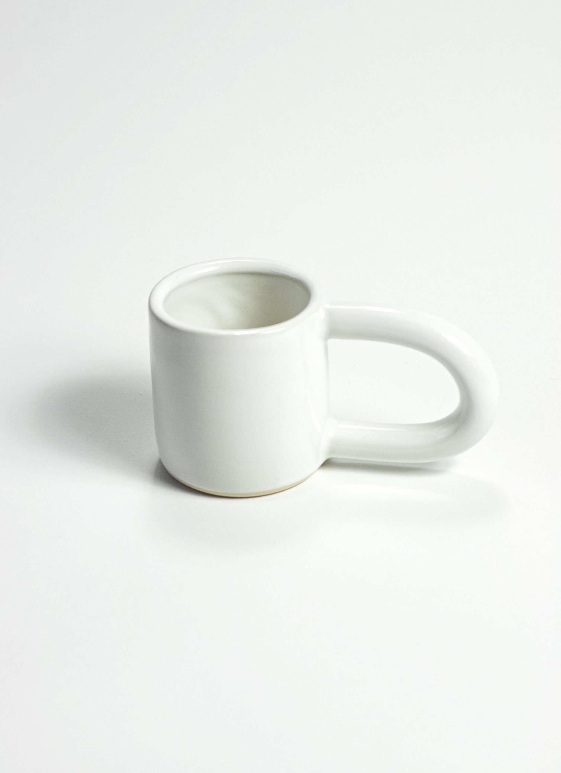Guten Co - Gloss White Sturdy Mug - Handmade Stoneware