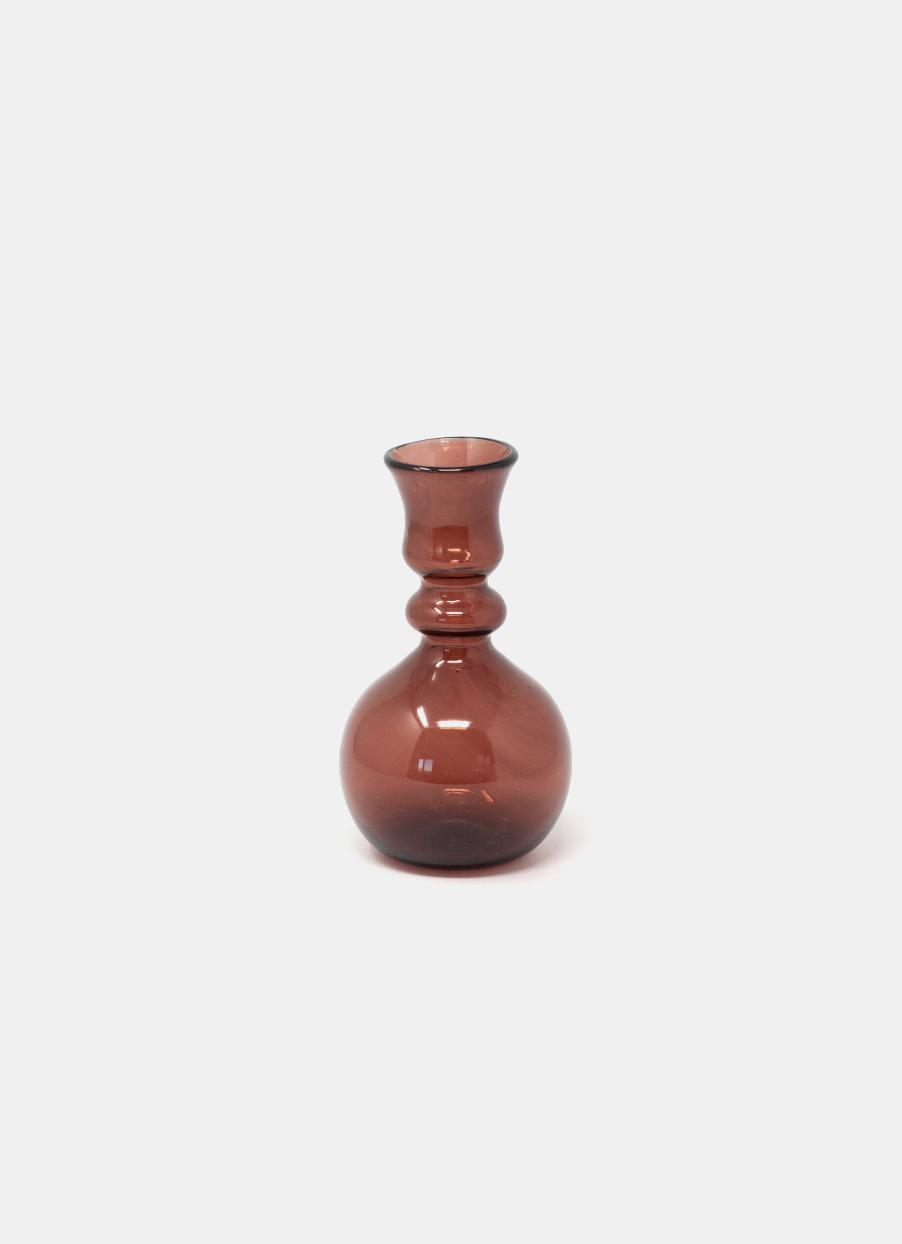 La Soufflerie - Handblown Glass Vase - Framboise - Laveno Montebello