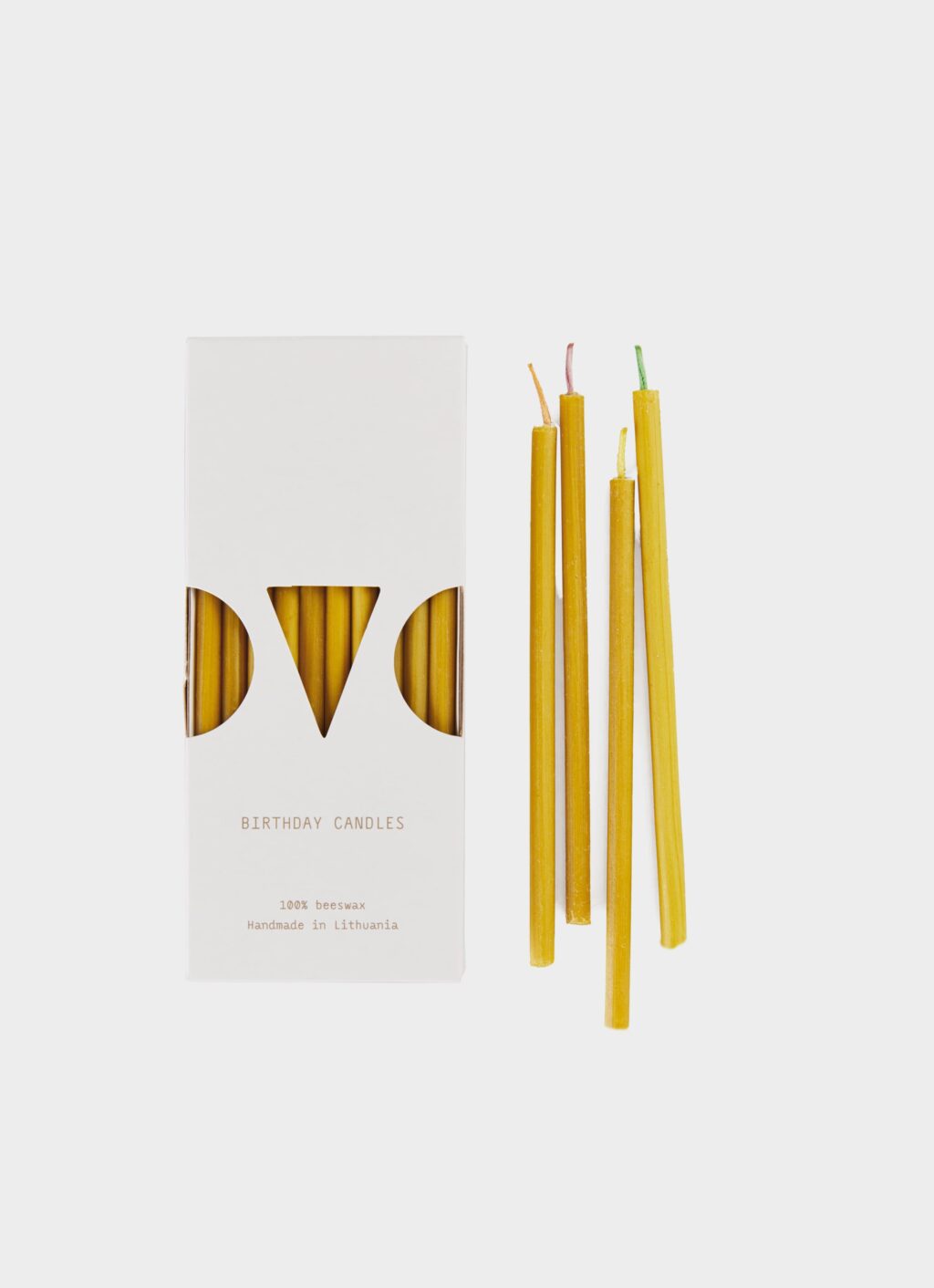 Ovo Things - Beeswax Birthday Candles - 10pc