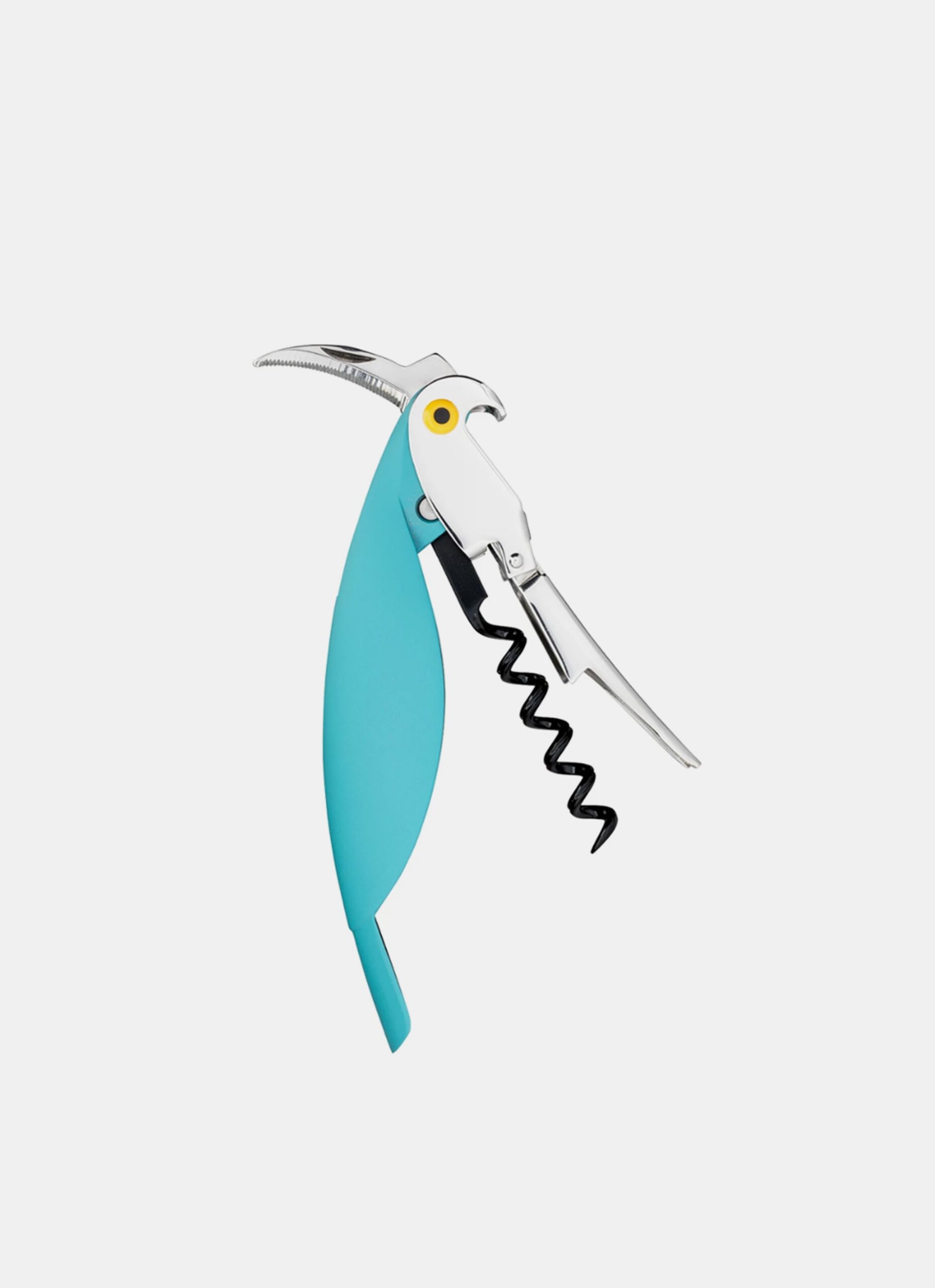 Alessi - Sommelier Corkscrew - Parrot - Light blue