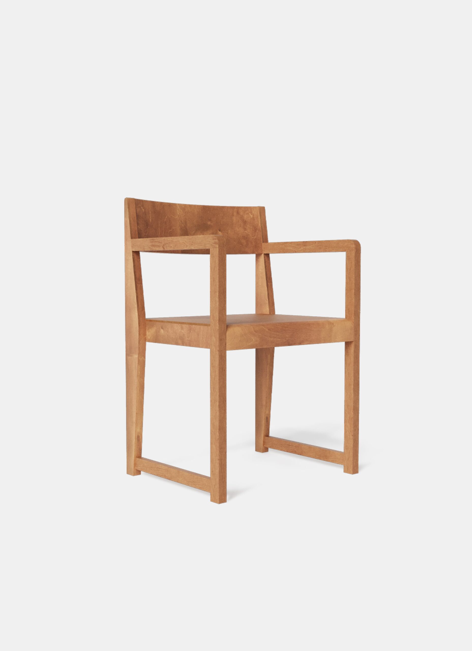 Frama - Armrest Chair 01 - Warm Brown Birch