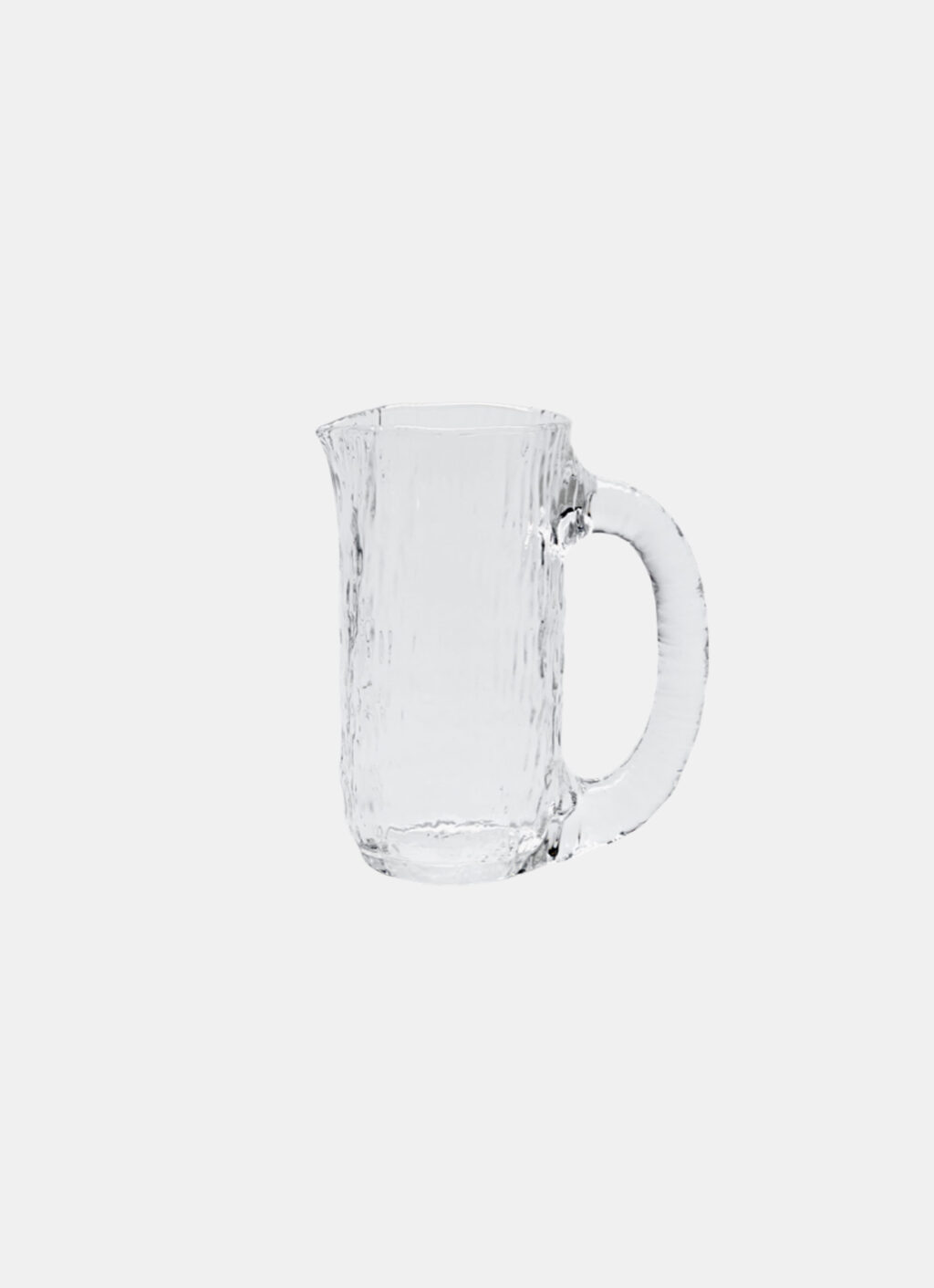 Nedre Foss - Vannfall - Water jug in mouth- blown glass - Clear