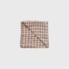 Tell Me More - Napkin - Linen - Gingham Biscuit - 45x45cm