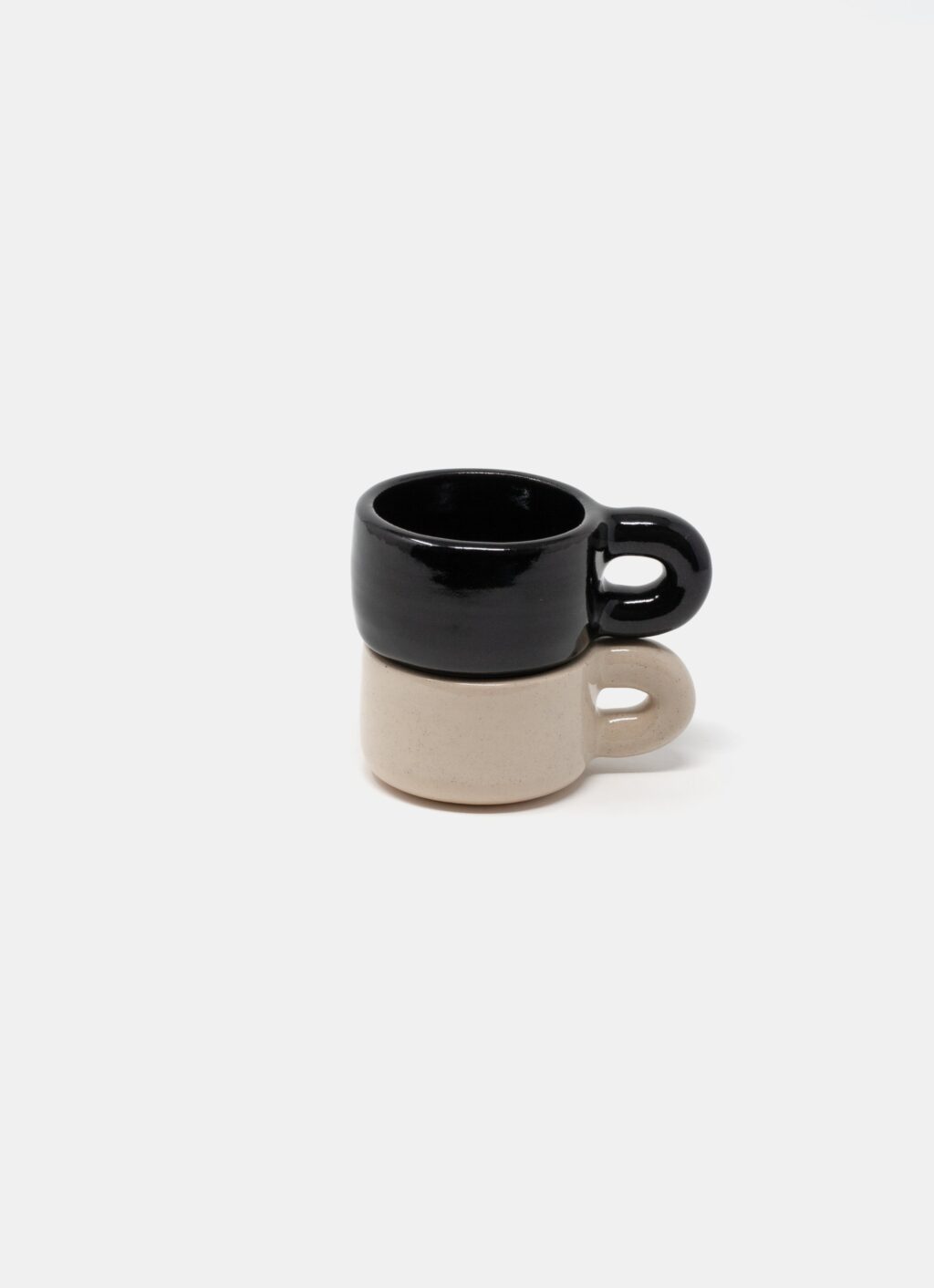 Mugs Mini Hand Painted Espresso Cups With Gold Handle Ceramic