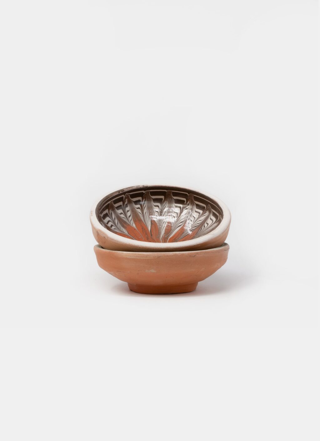 Horezu Ceramics - Handmade Romanian Stoneware - Little bowl - rust