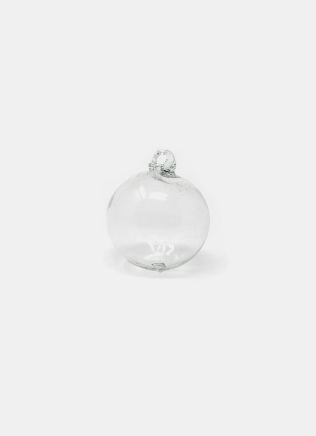 La Soufflerie - Hand-blown recycled Glass - Boule Petit - Christmas Ornament - clear