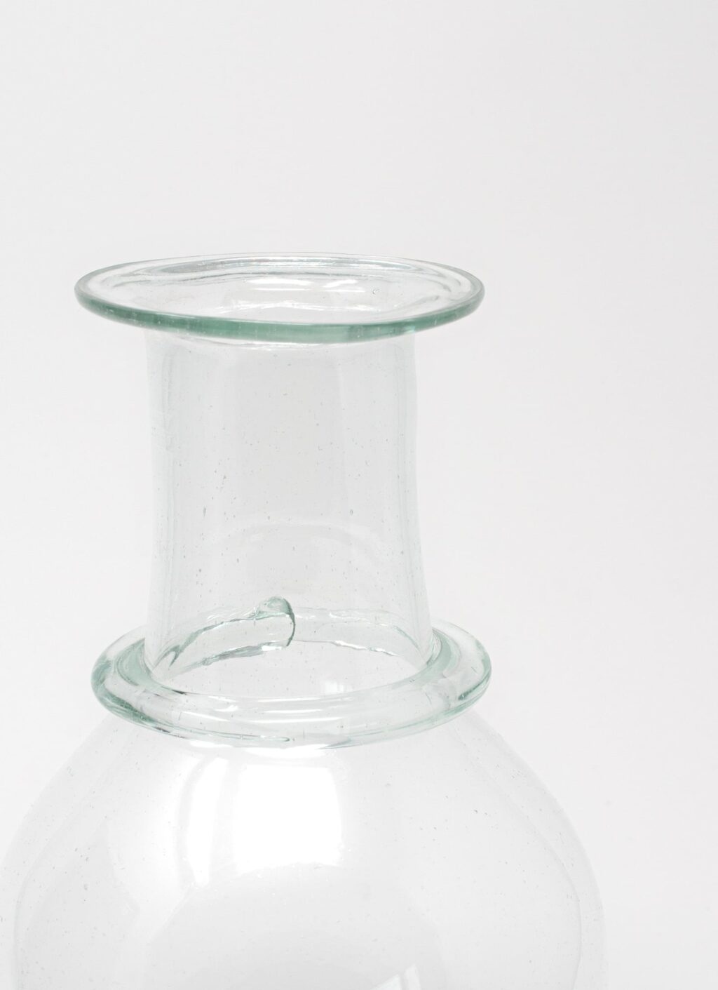 La Soufflerie - Hand-blown recycled glass - Jug - Pepe - Transparent