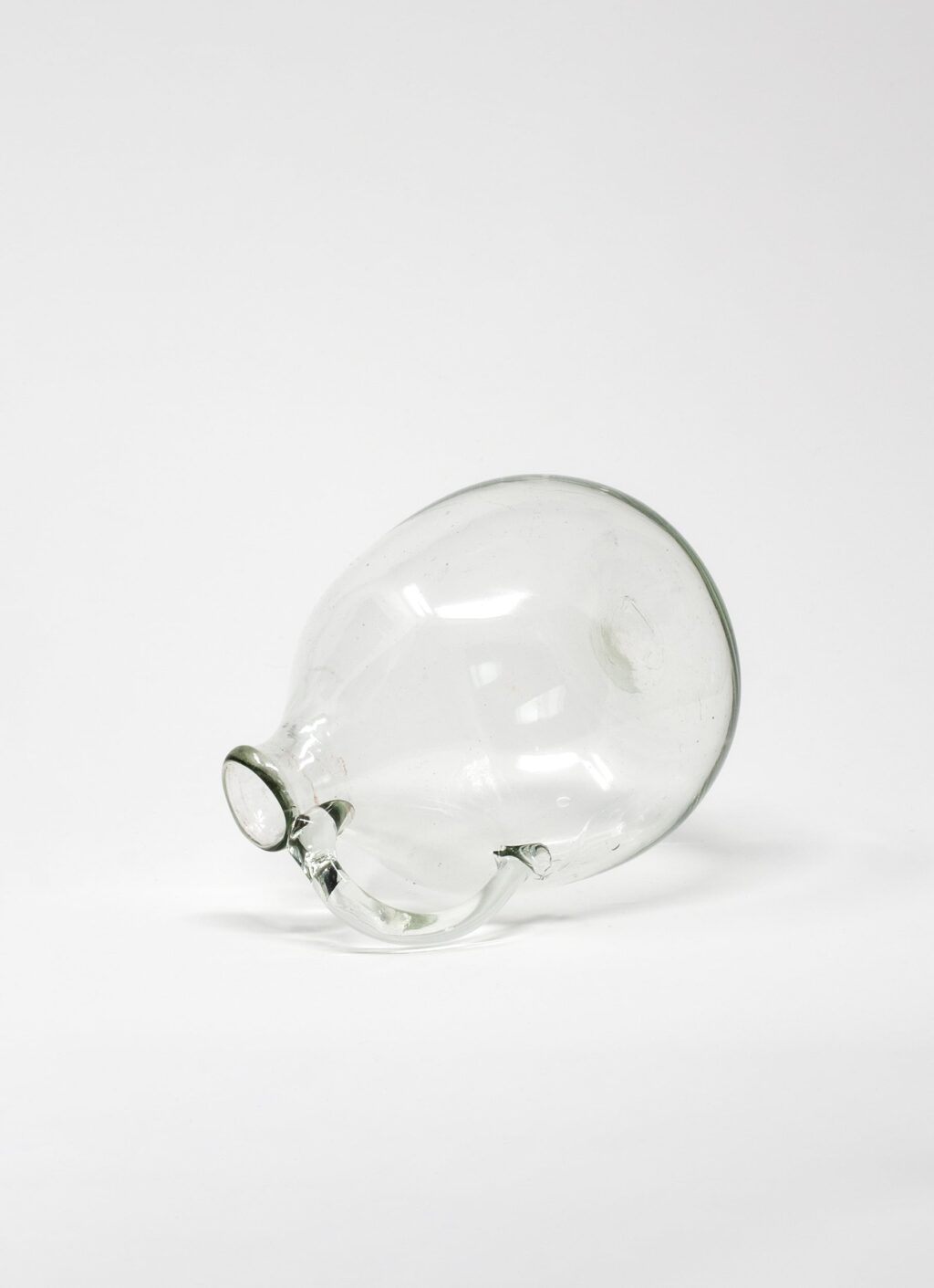 La Soufflerie - Hand-blown recycled glass - Jug - Roi - Transparent