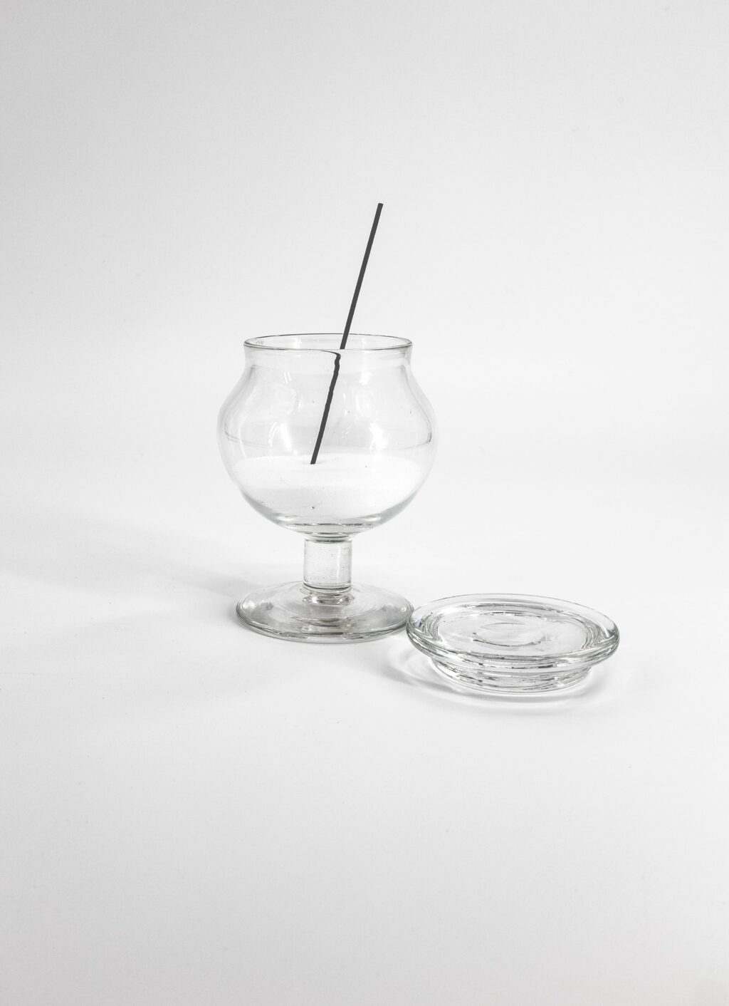 Lan Glass - Vessel with lid - Hand-blown glass