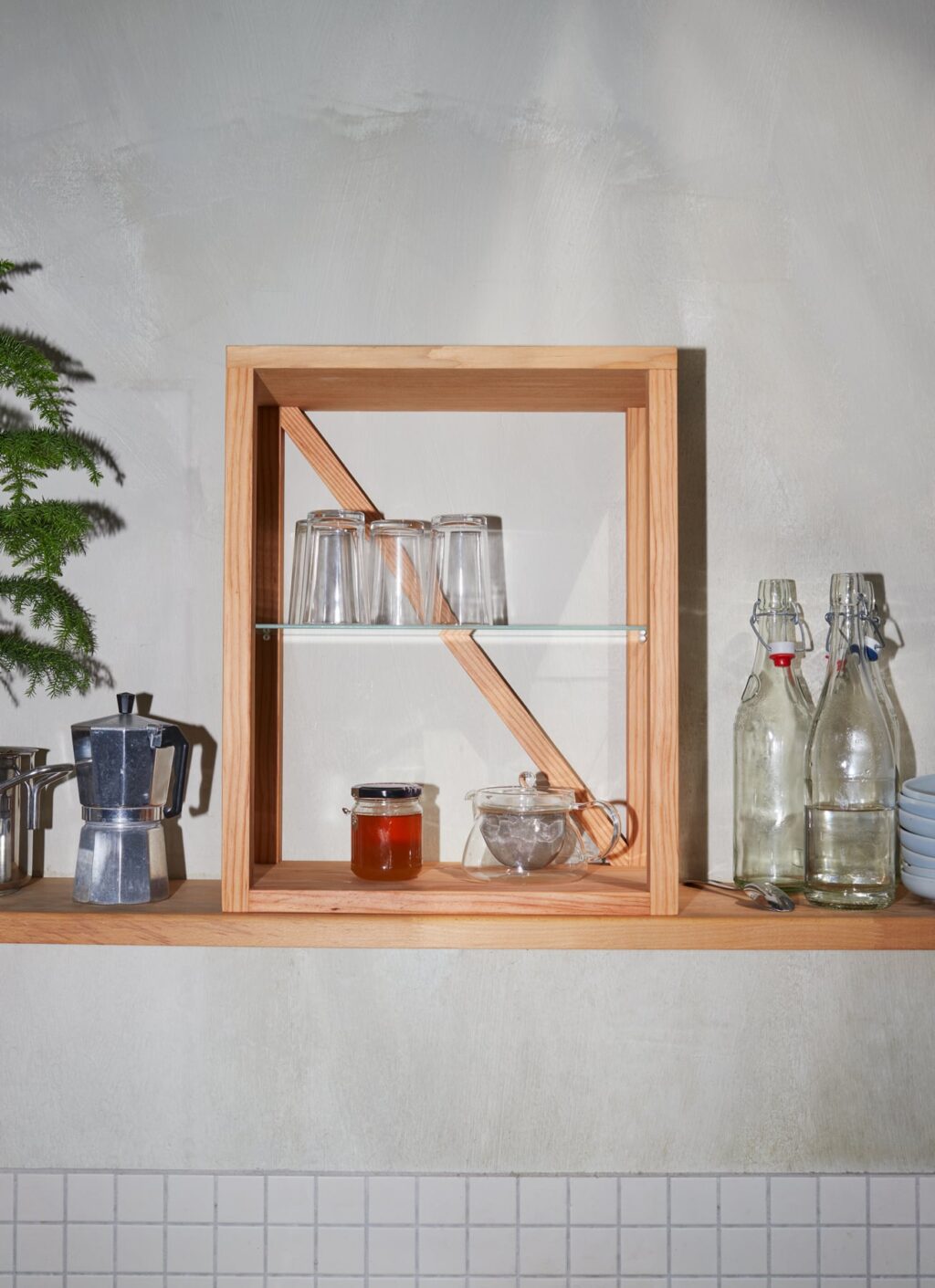 Them Objects - Mia Lagerman - Open Cabinet - Oregon Pine