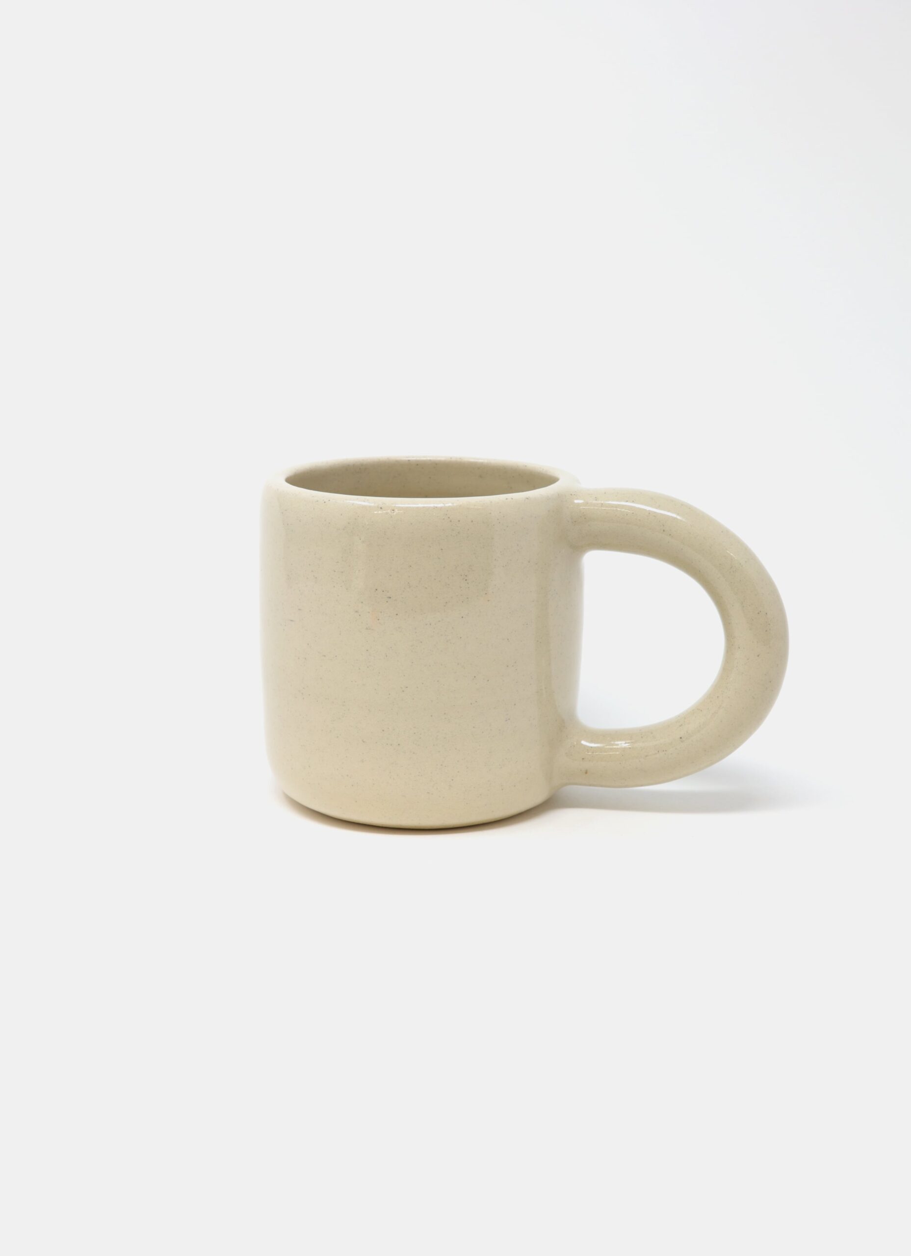 Elise Santangelo - Handmade Stoneware Mug - Shiny Sand Glaze