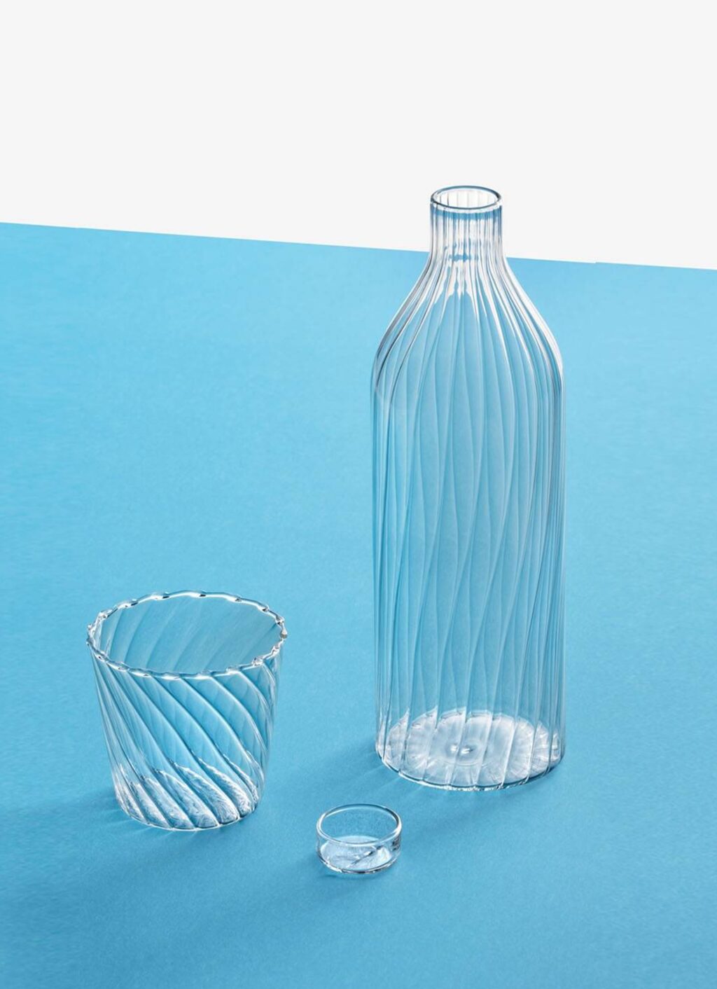 Ichendorf Milano Bicchiere Tumbler Fungo – Vetro Borosilicato Fatto A Mano, 35cl, Collezione Greenwood