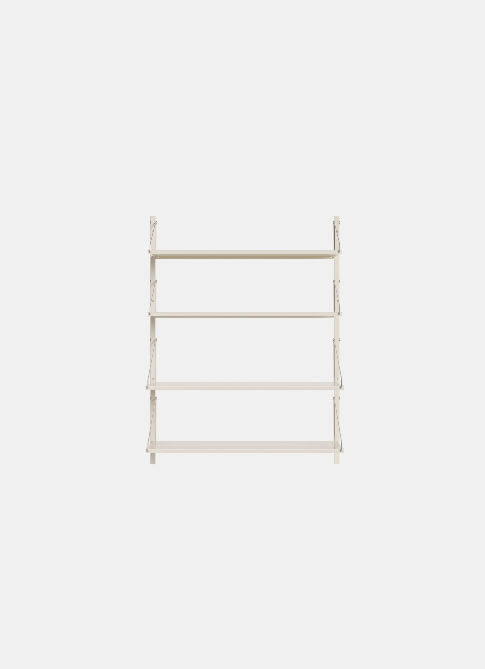 Frama – Shelf Library – Warm White Steel – H1048/W80 – Single Section