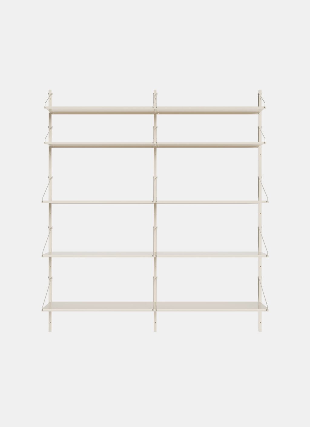 Frama – Shelf Library – Warm White Steel – H1852/W80 – Double Section