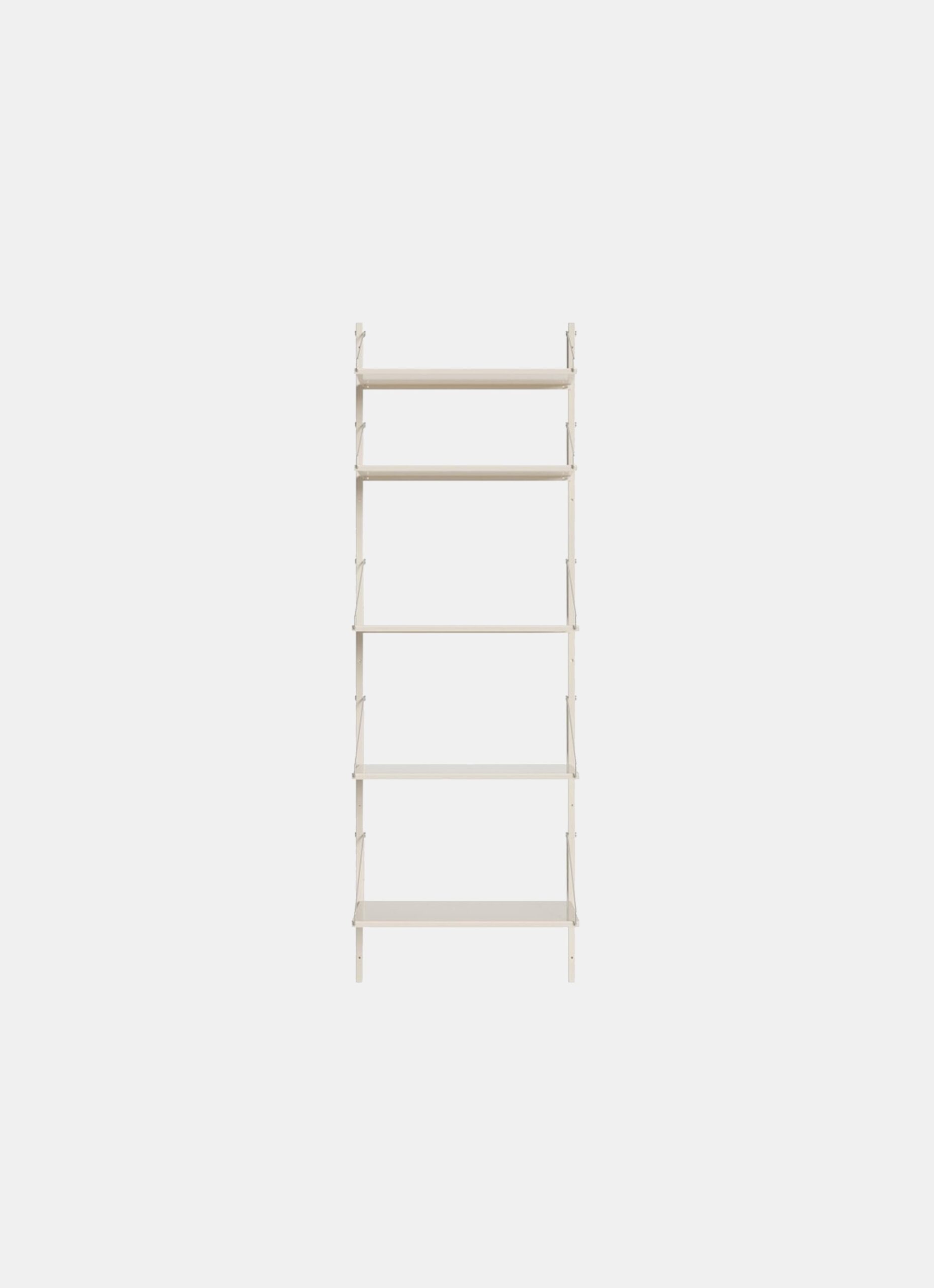 Frama - Shelf Library - Warm White Steel - H1852/W60 - Single Section