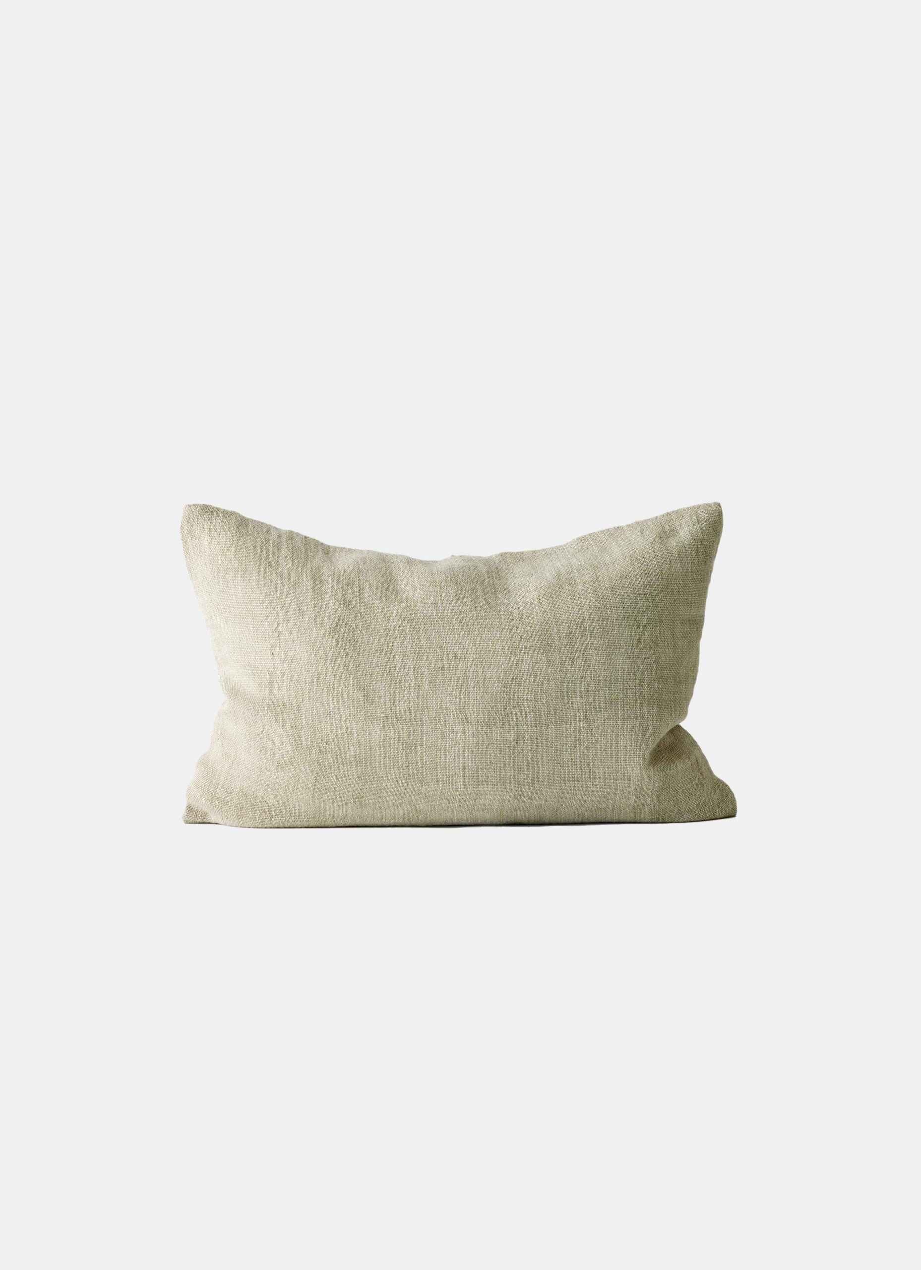 Tell Me More - Hand Woven Linen Cushion - 40x60cm - Dune
